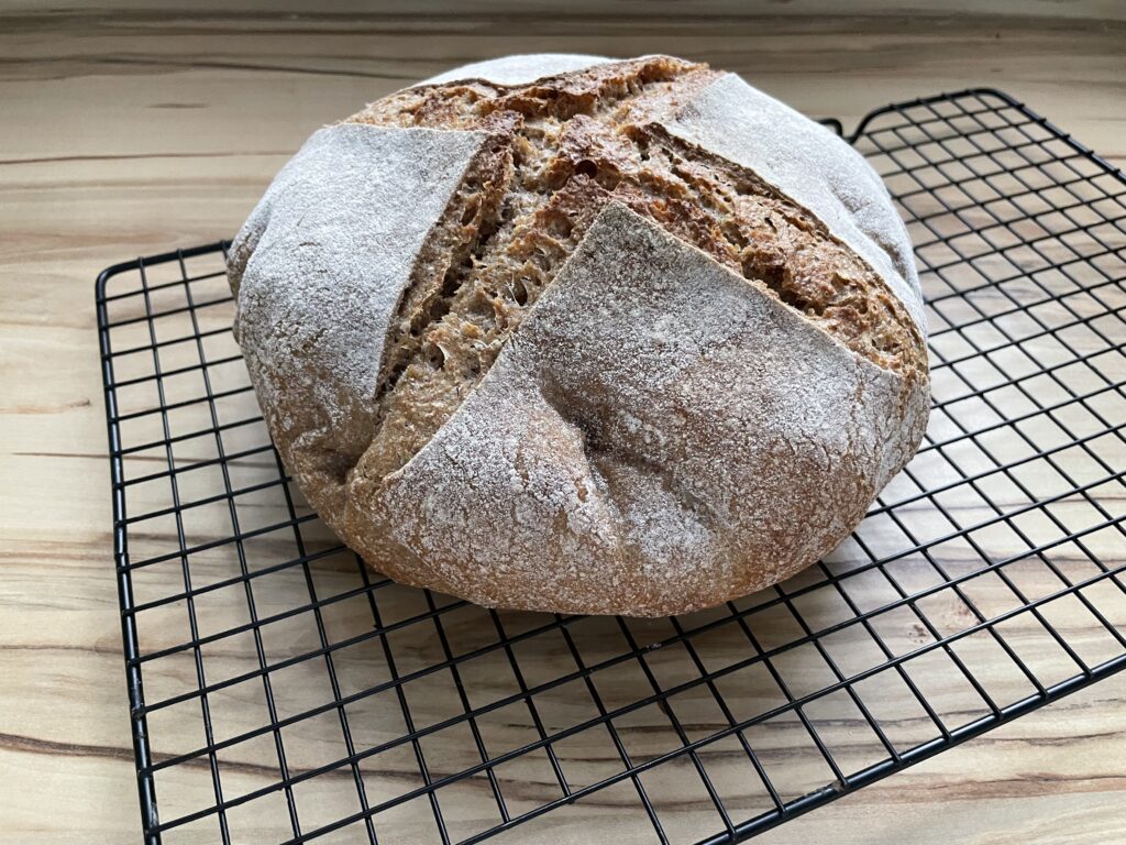 Vollkornmehl Brot 