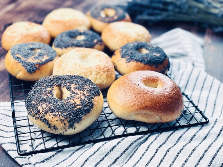 Köstliche Sauerteig Bagels