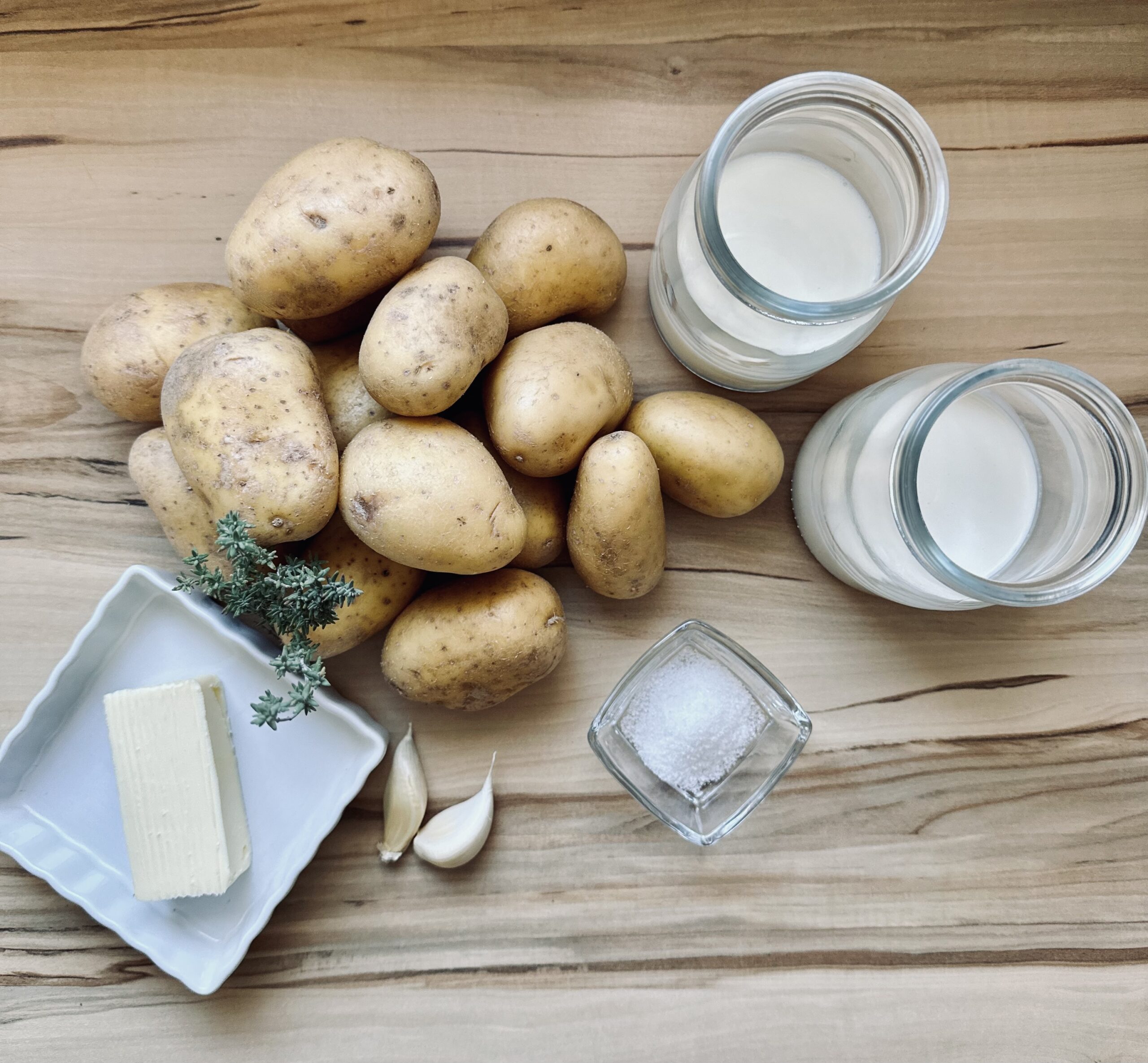 Zutaten für das beste Kartoffelpüree