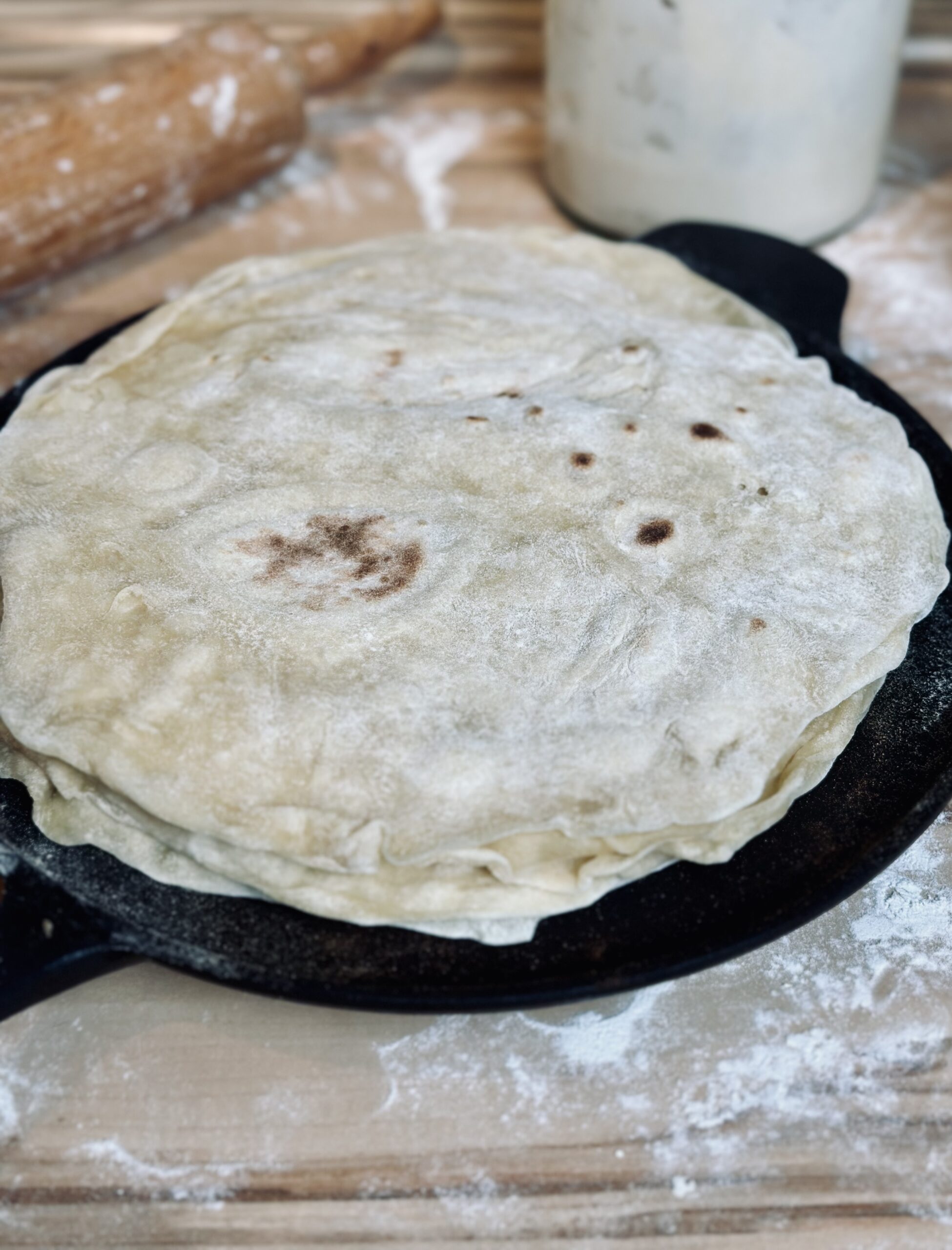 Sauerteig Tortilla