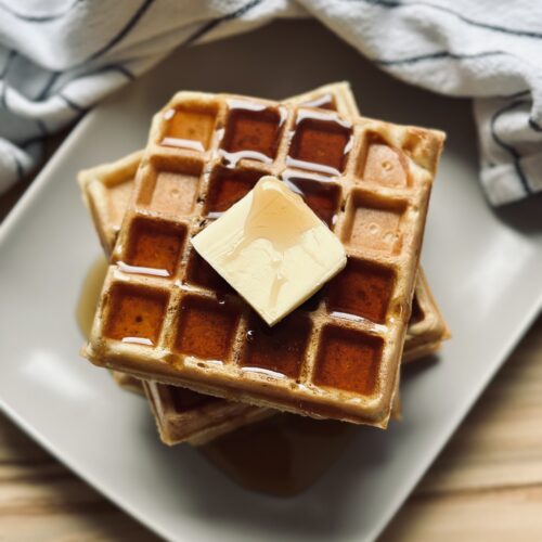Sauerteig Waffeln