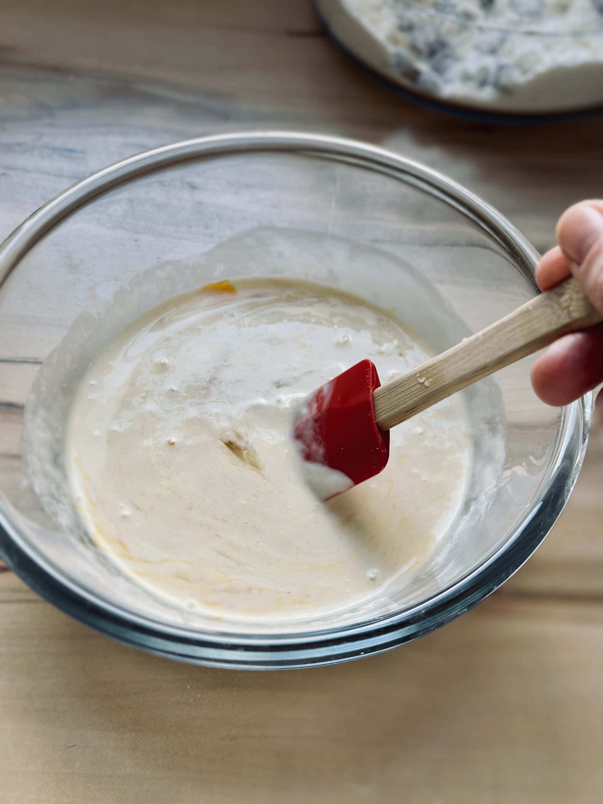 Sauerteig Mix gut verrühren