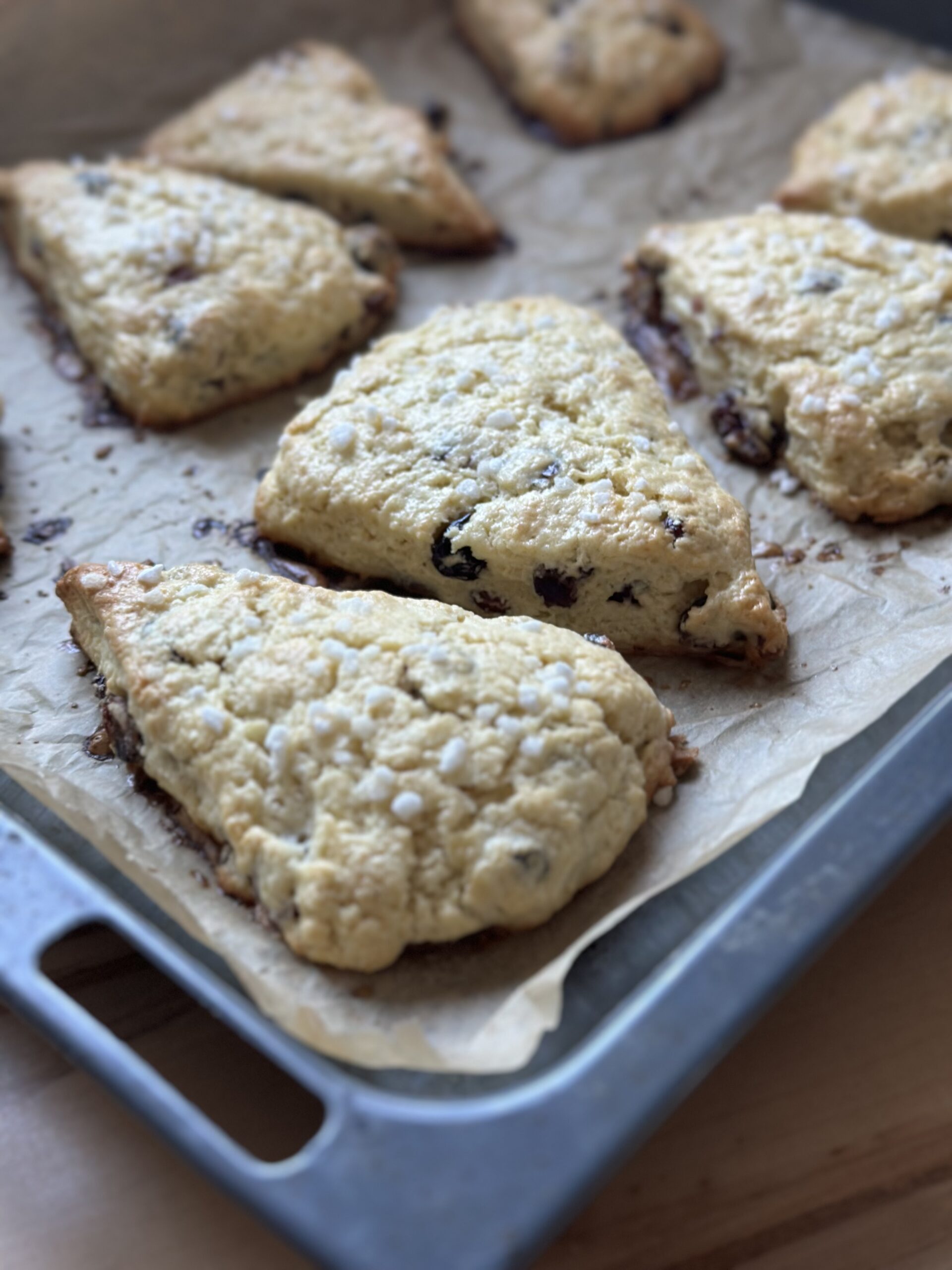 Goldbraun gebackene Scones