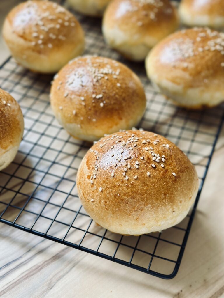 Sauerteig Hamburger Brötchen