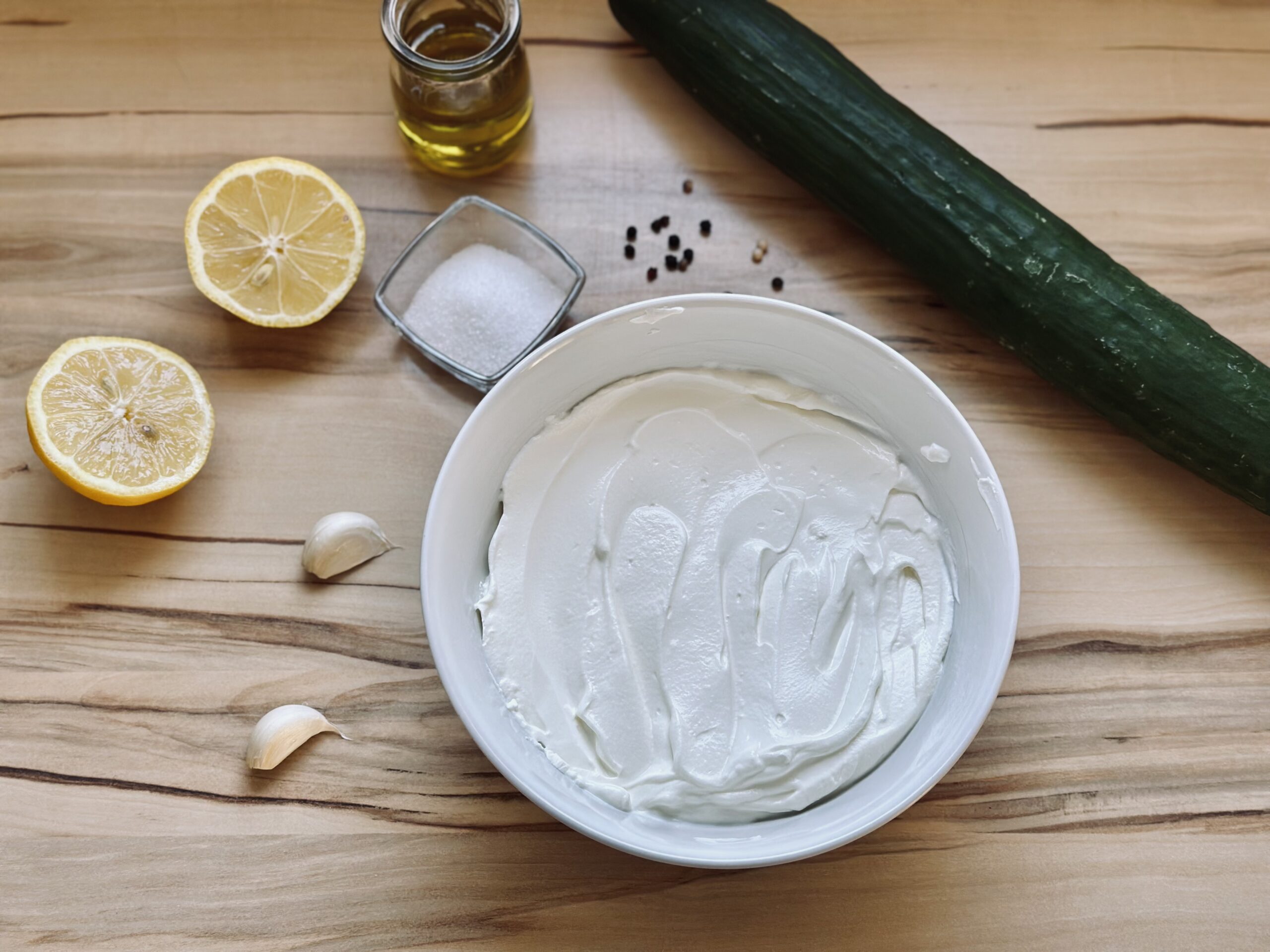 Zutaten für Tzatziki