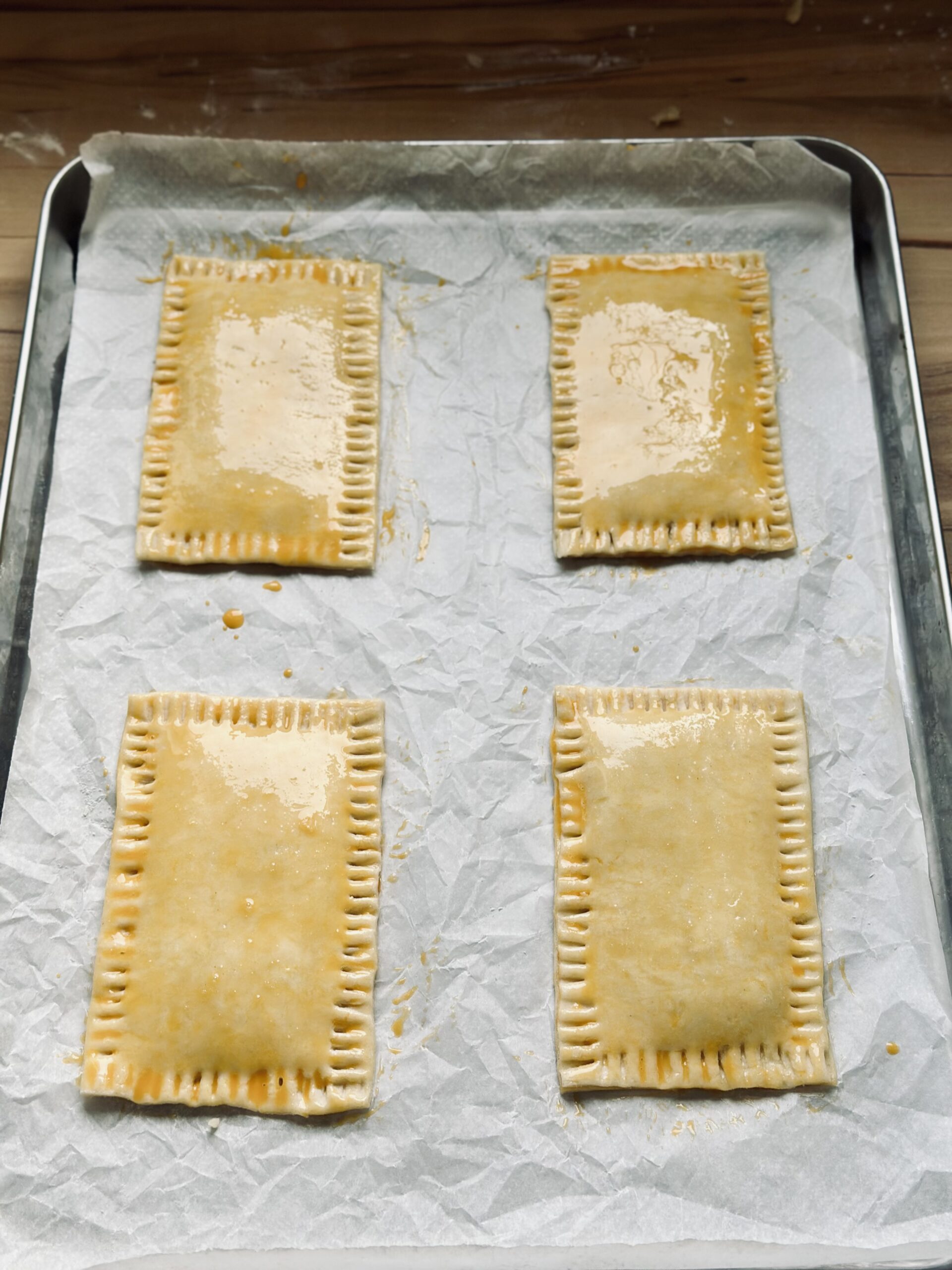 Fertige Pop-Tarts bereit für den Ofen