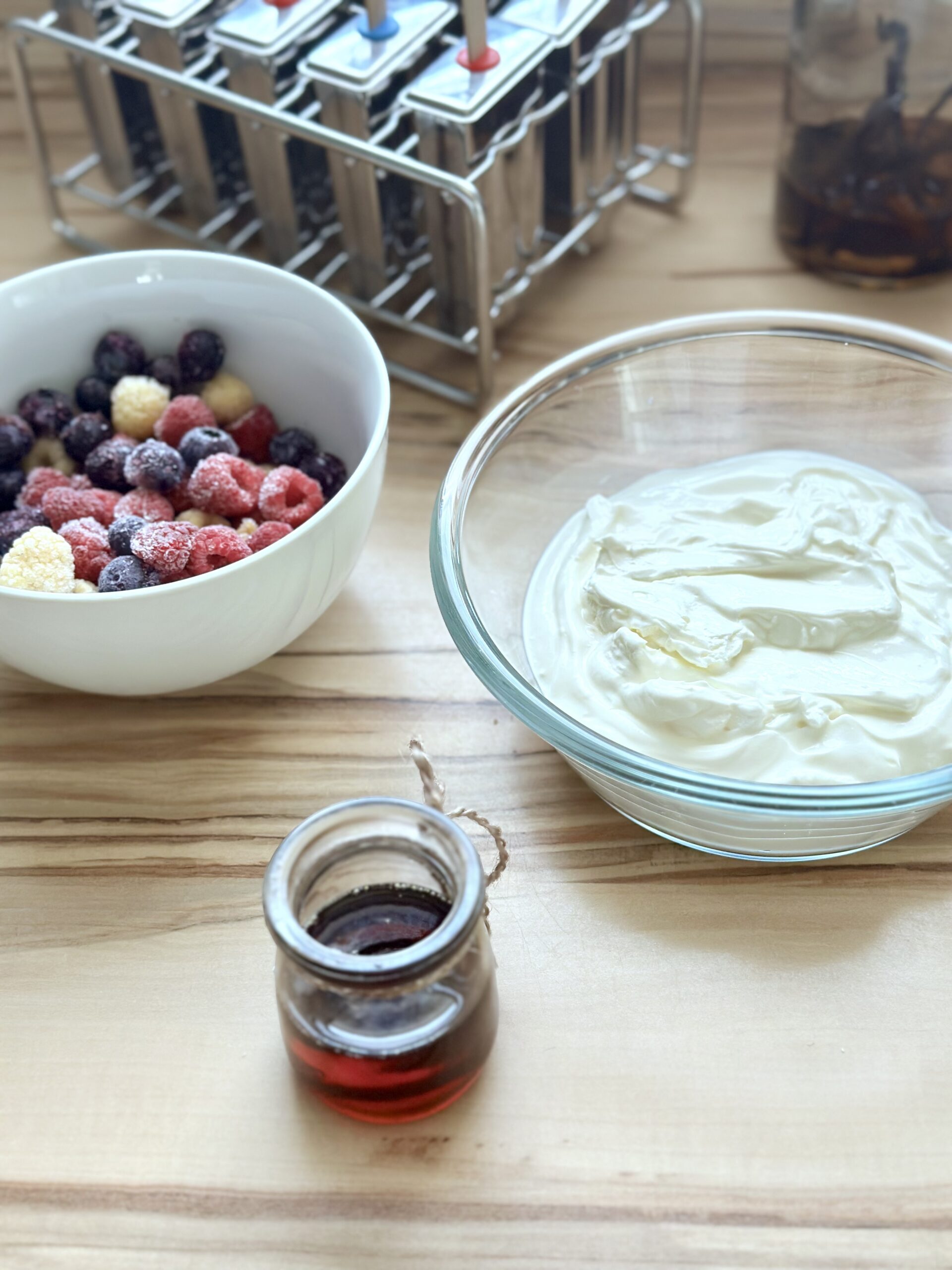 Zutaten für Eis am Stiel