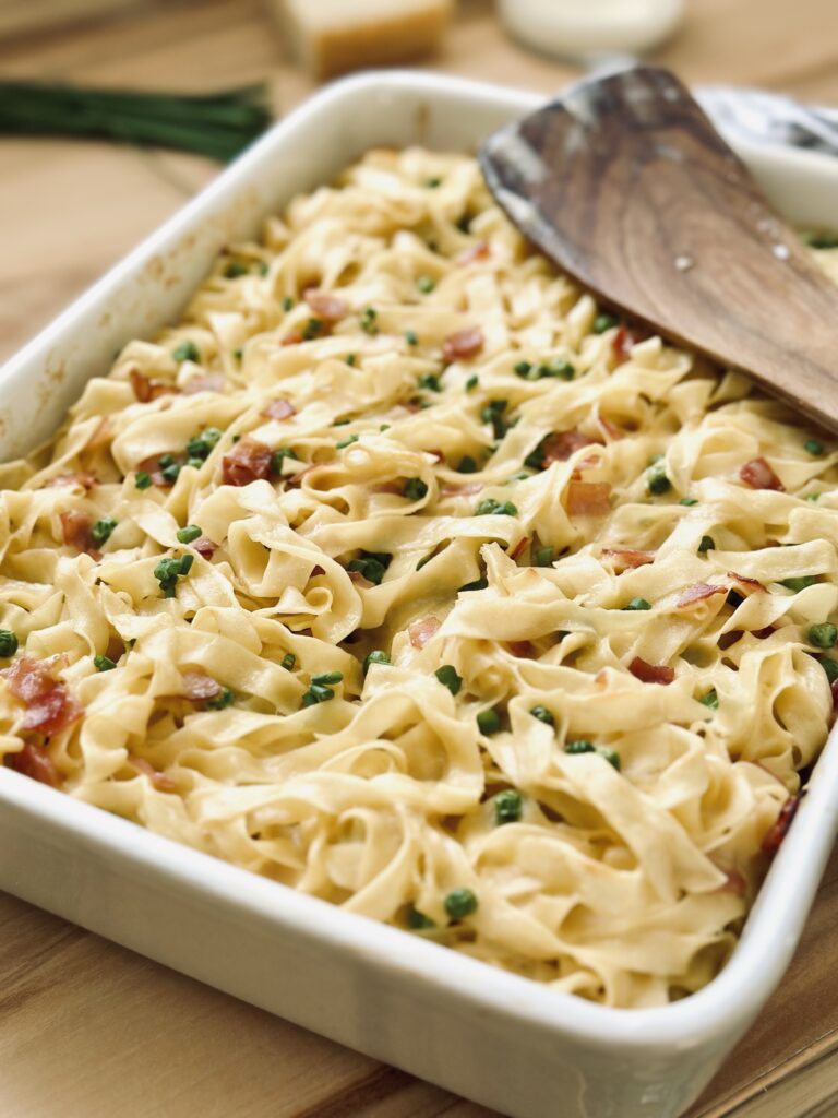 Sauerteig Nudelauflauf