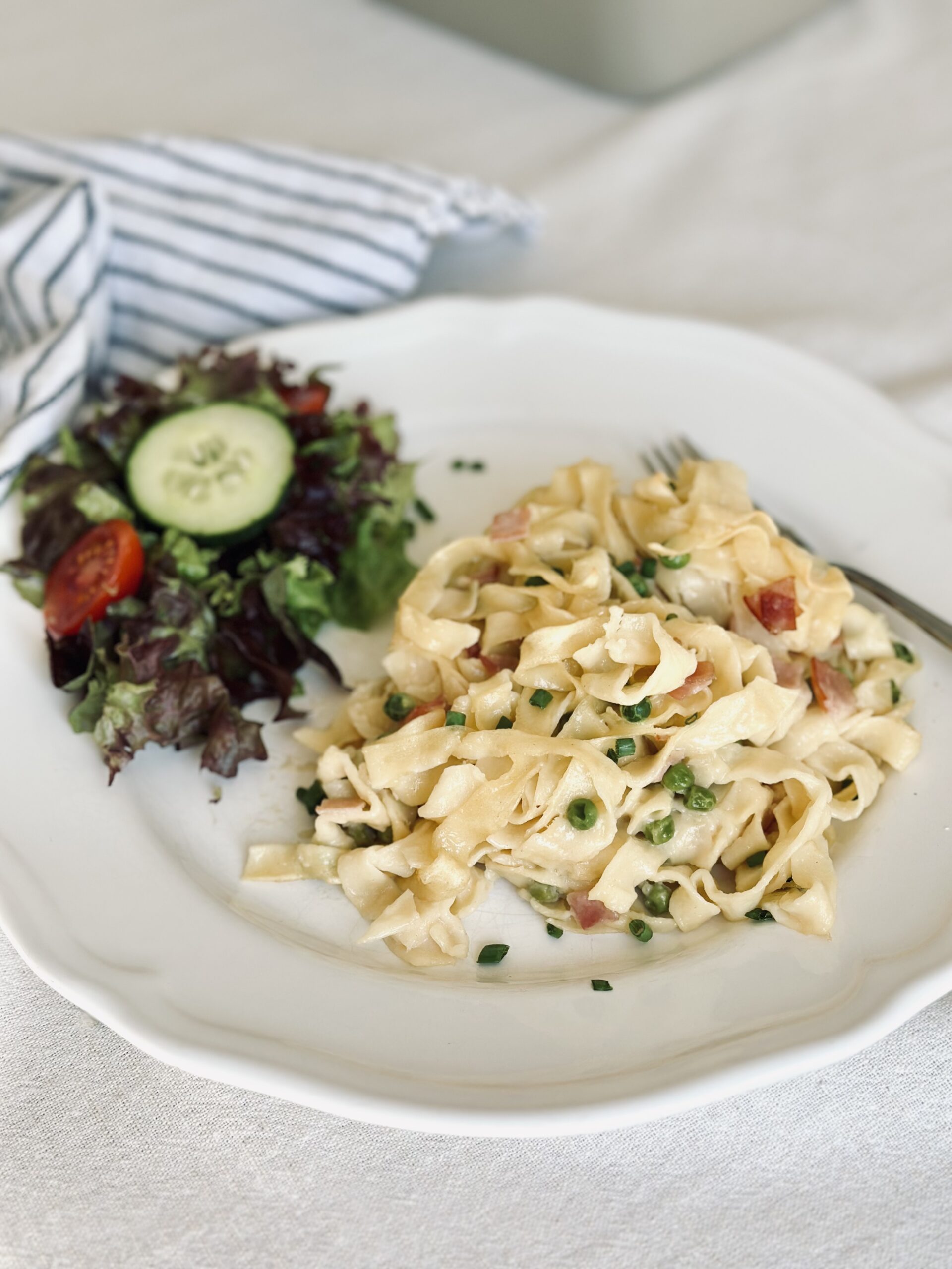 Sauerteig Nudelauflauf