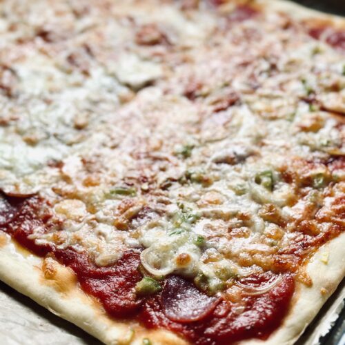 Sauerteigrest Pizza