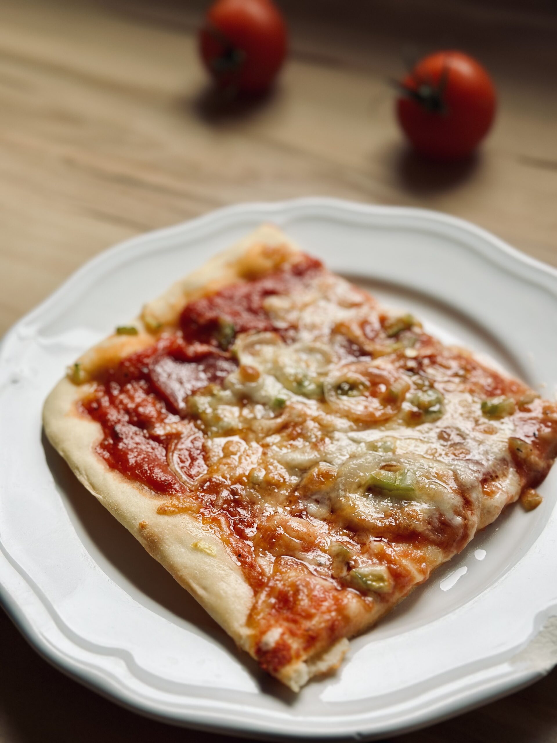 Leckere Sauerteigrest Pizza