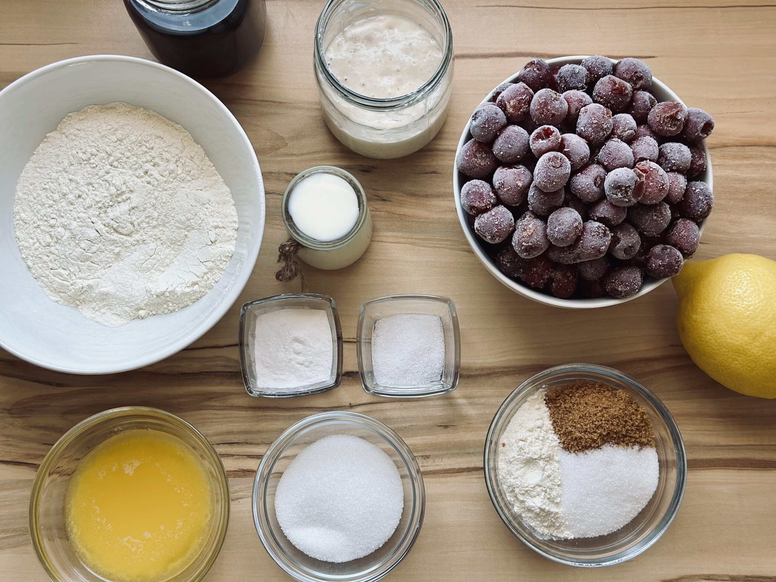 Zutaten Sauerteig Kirsch Cobbler