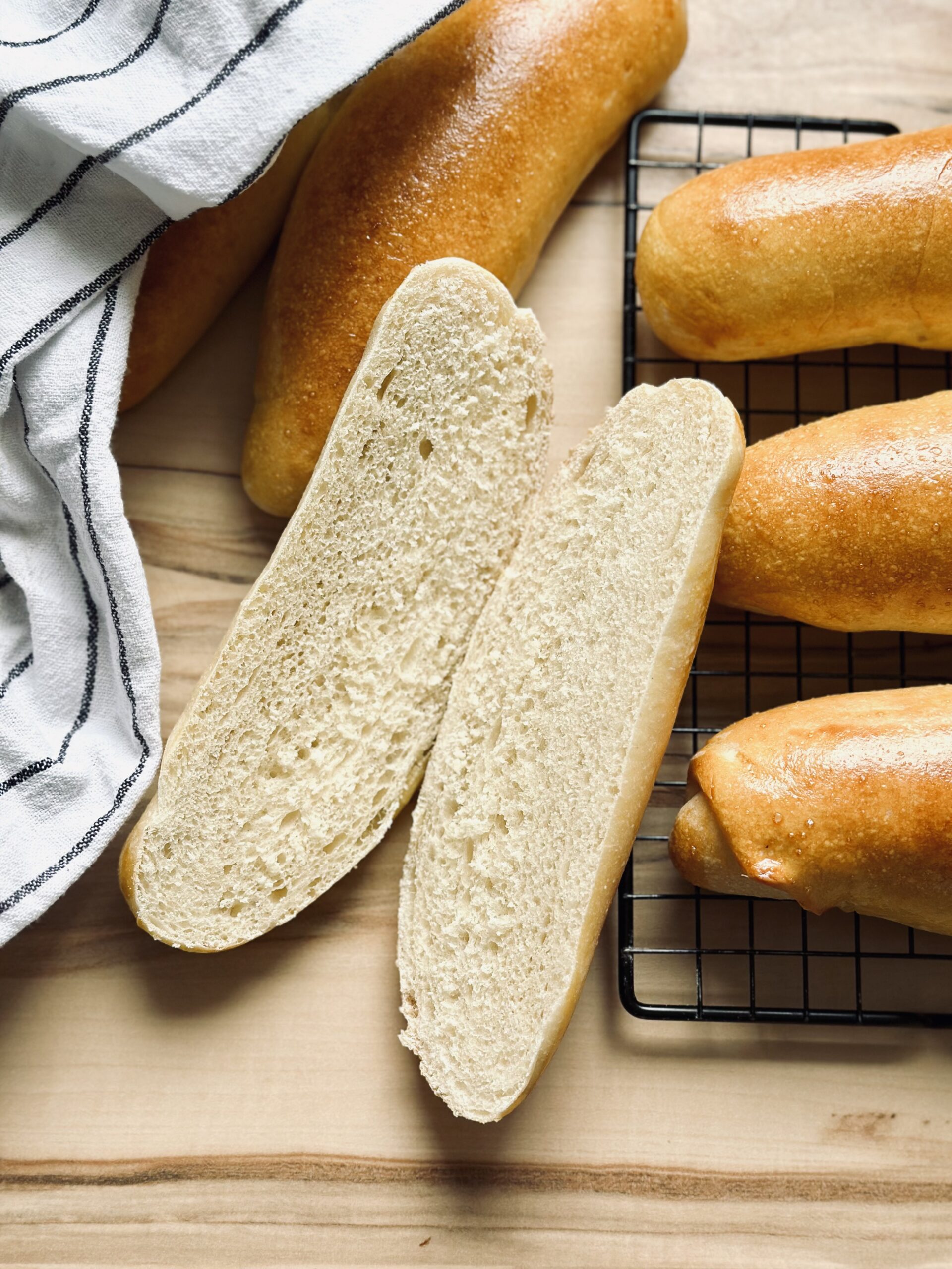 Perfekte Hot Dog Brötchen