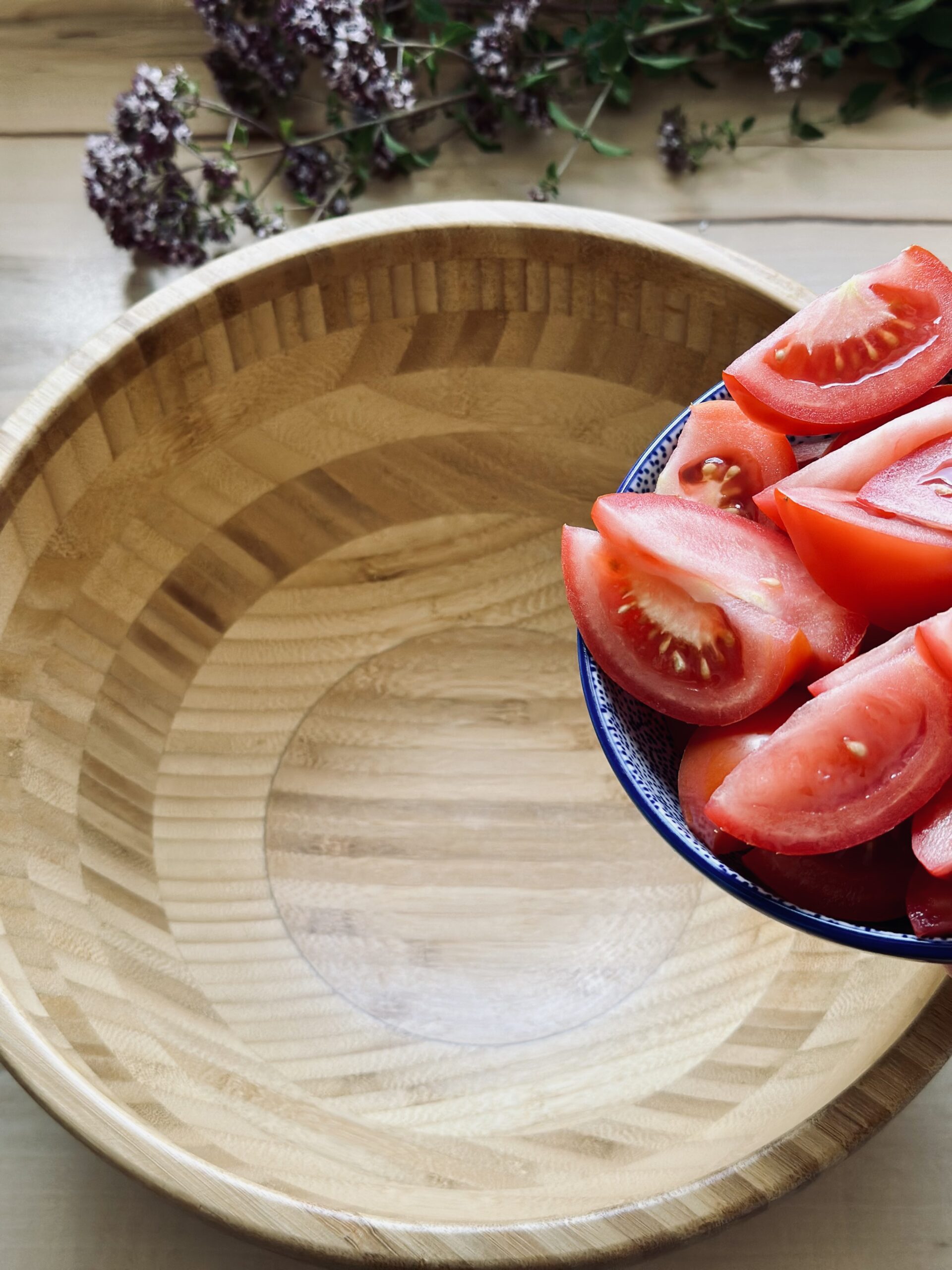 Tomaten geachtelt
