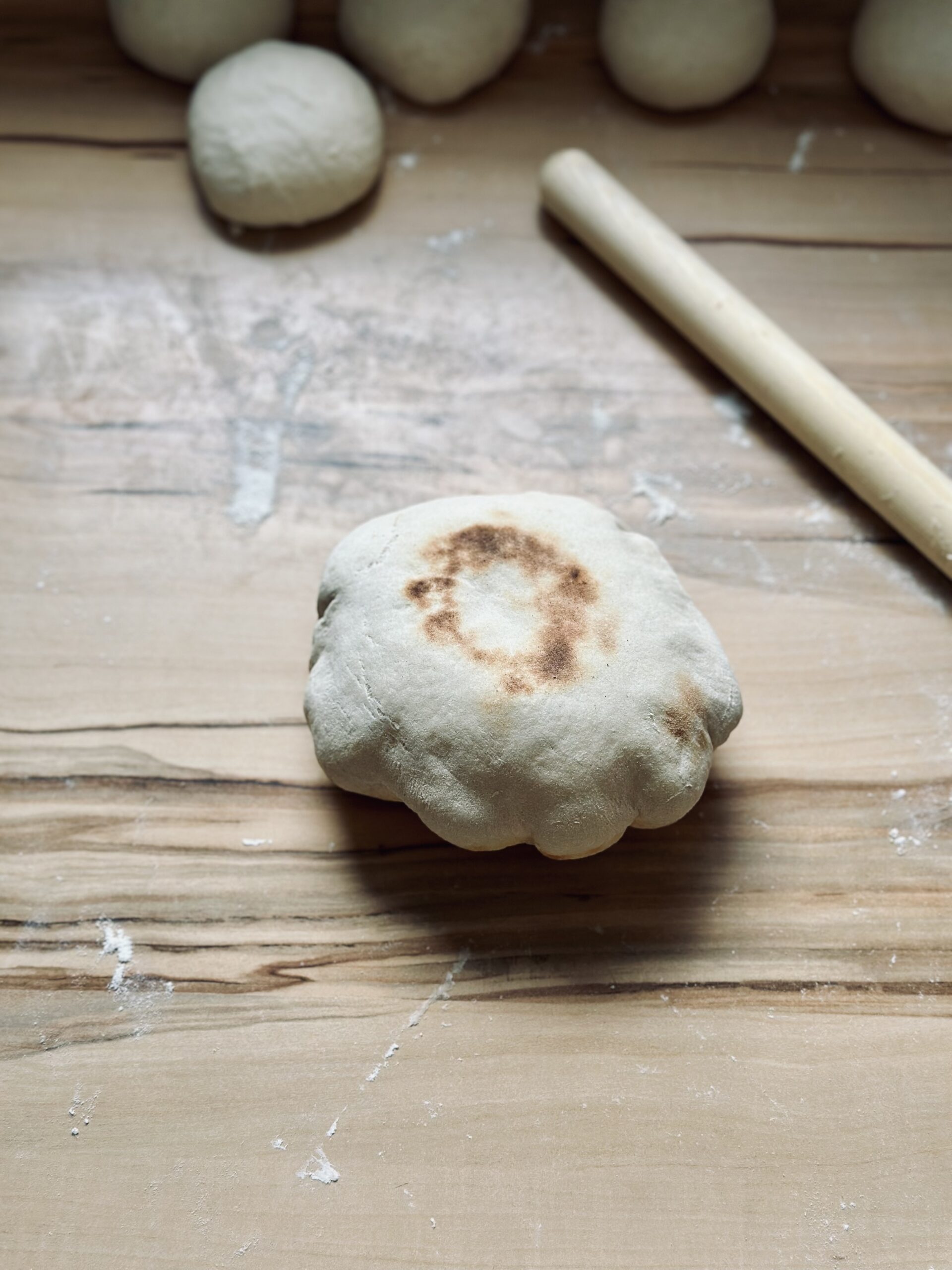 Gebackener Pita