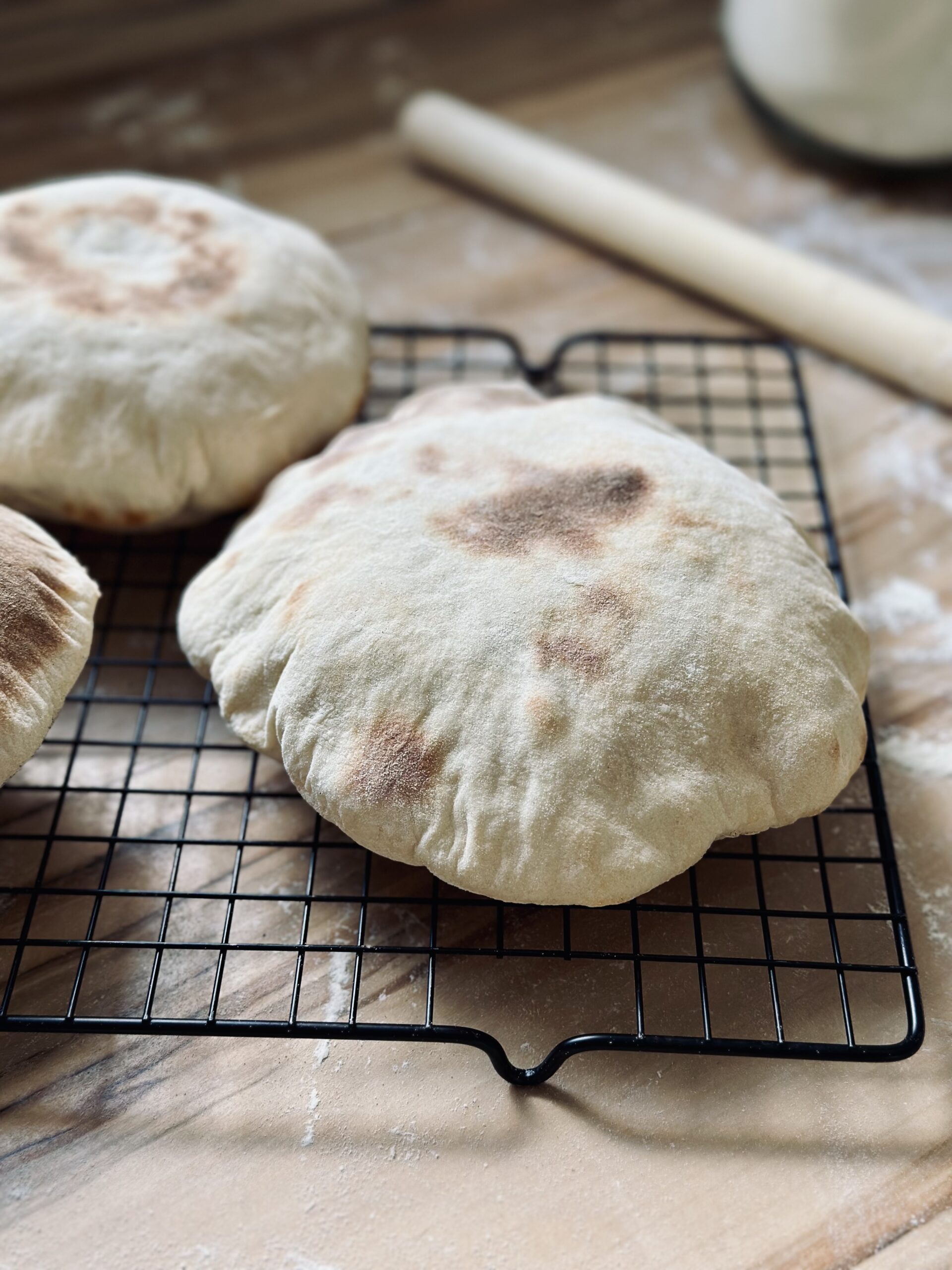 Sauerteig Pita