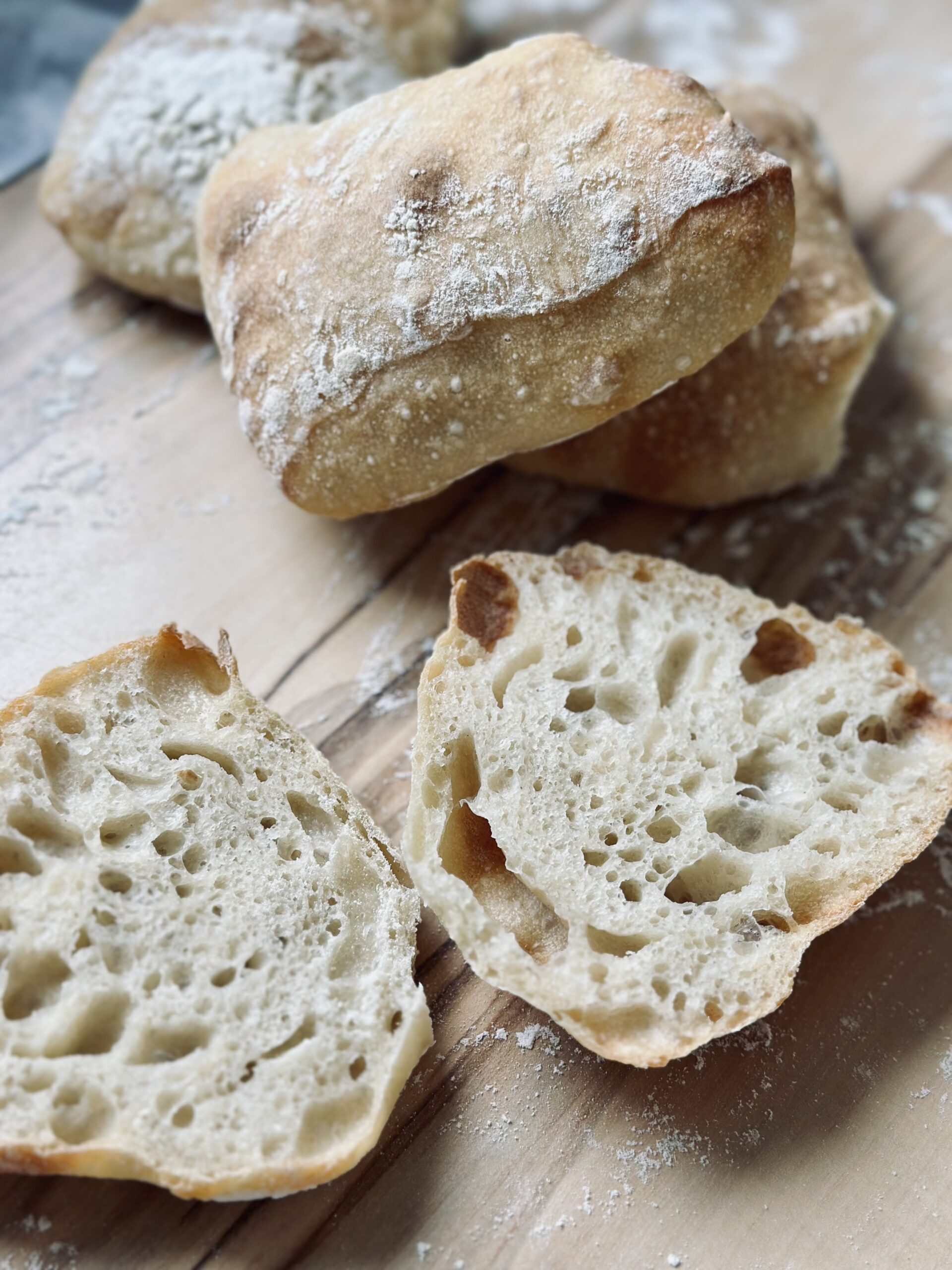 Knusprig und lecker - Sauerteig Ciabatta