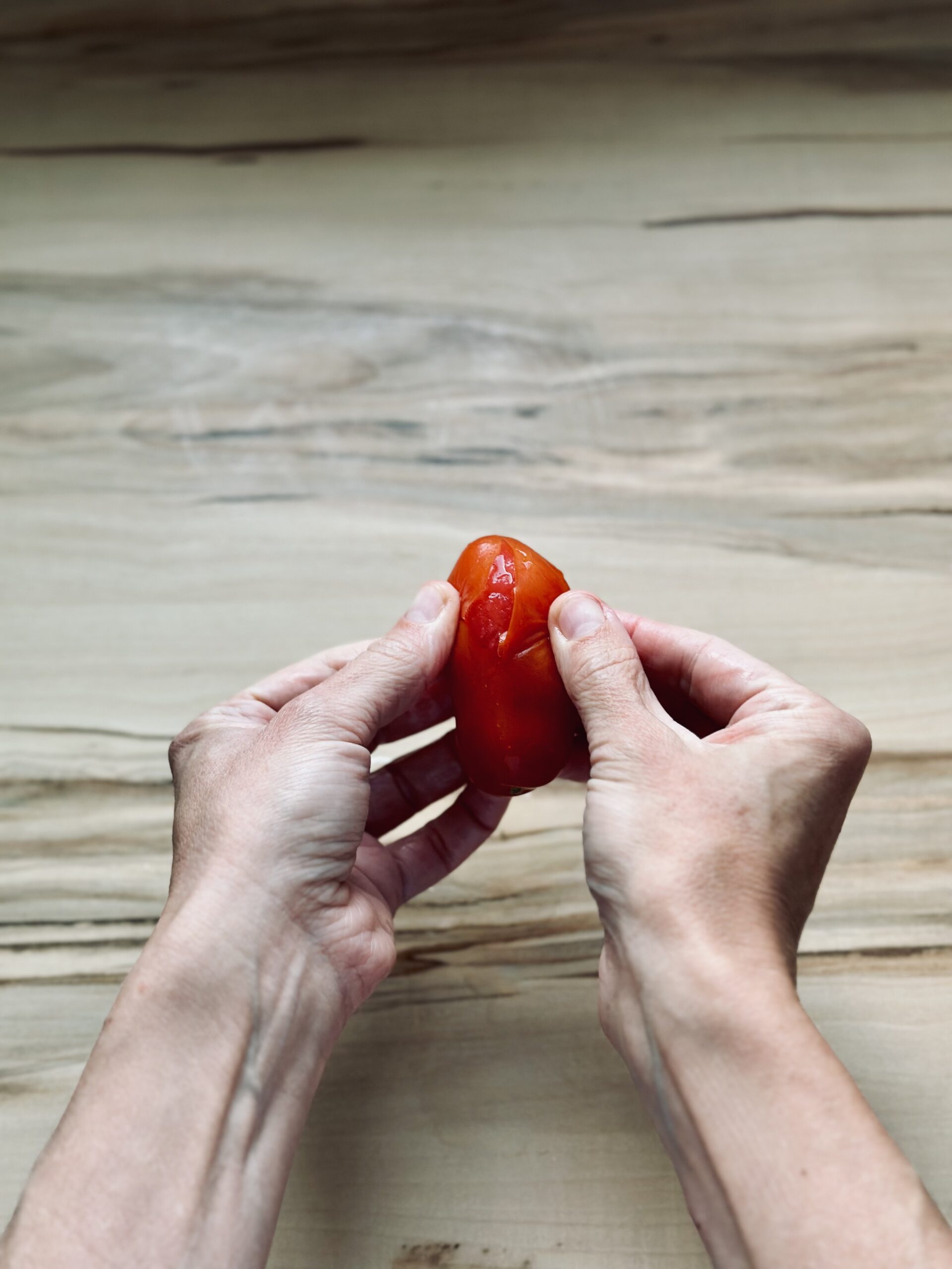 Tomaten schälen