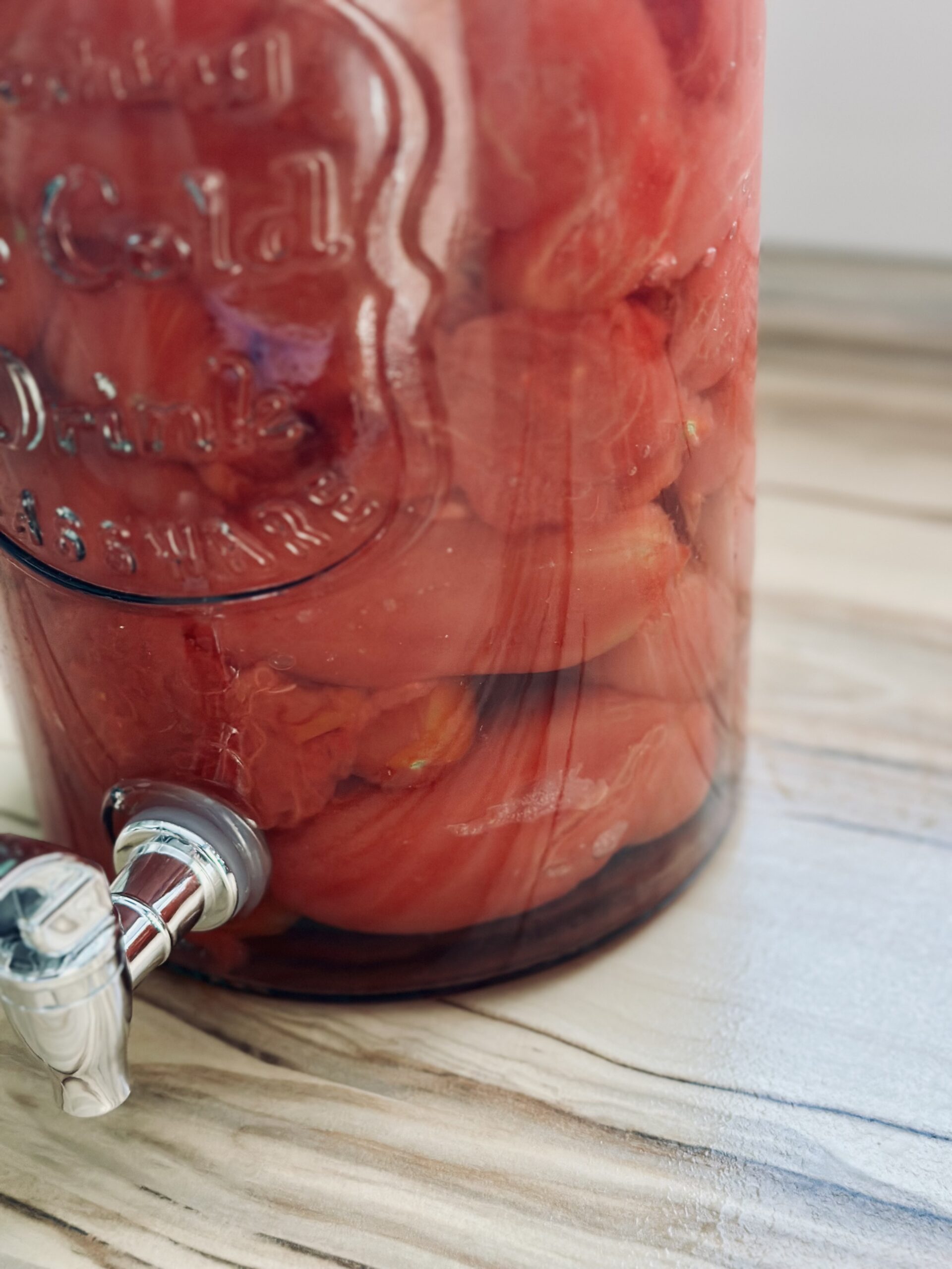 Wasser im Gefäß setzen lassen