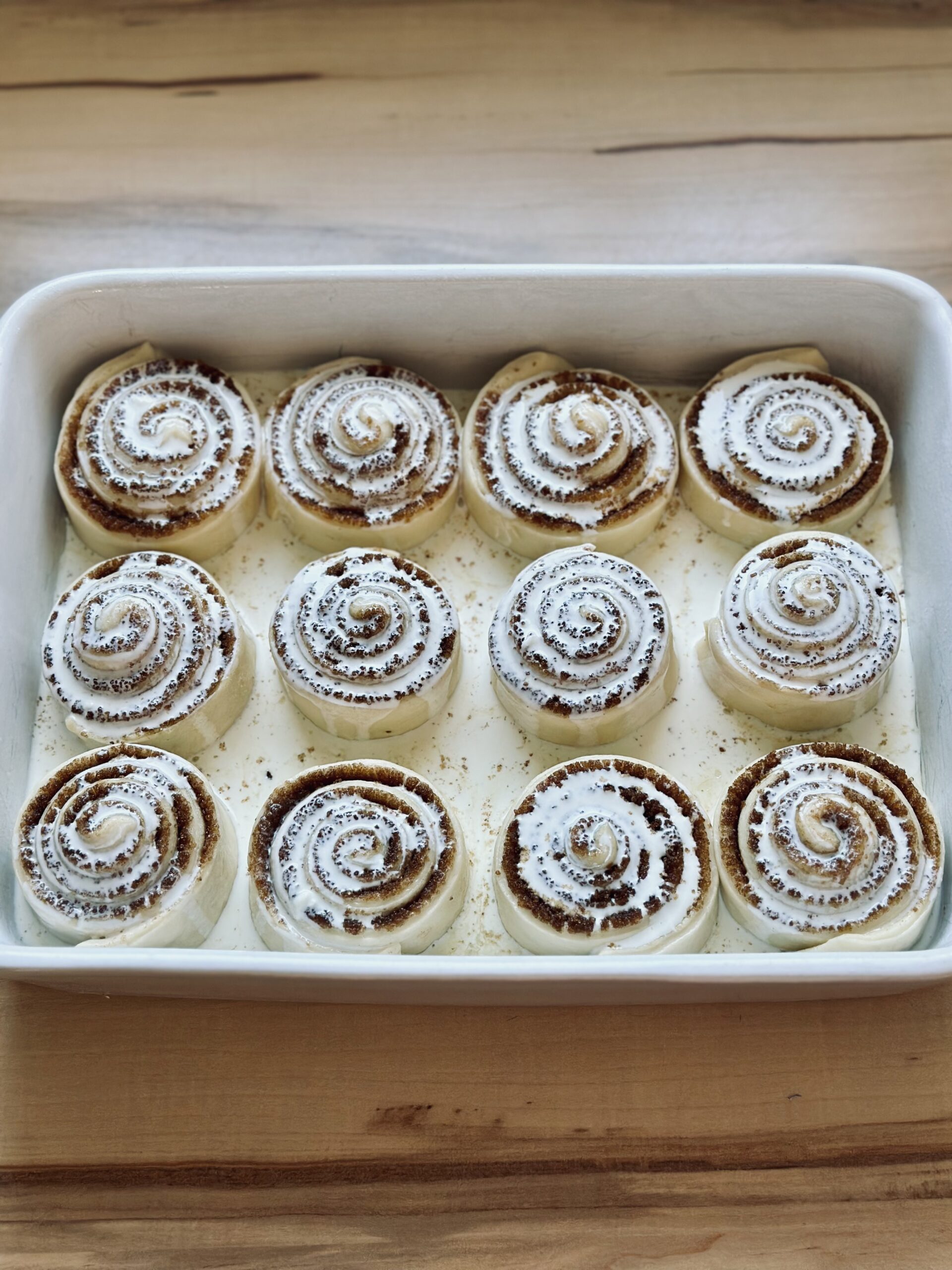 Zimtschnecken bereit zum backen
