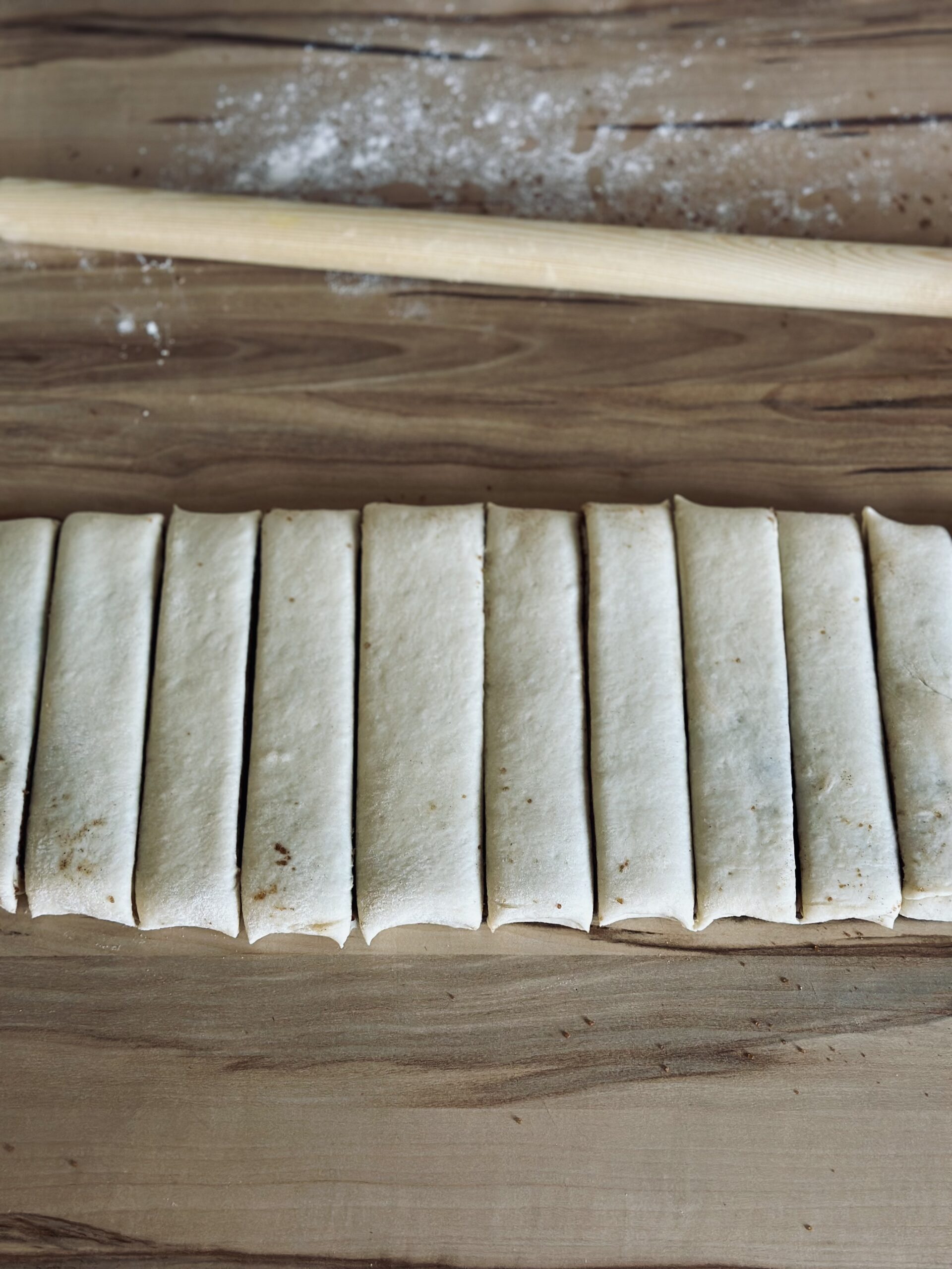 Geteilte Cinnamon Twists 