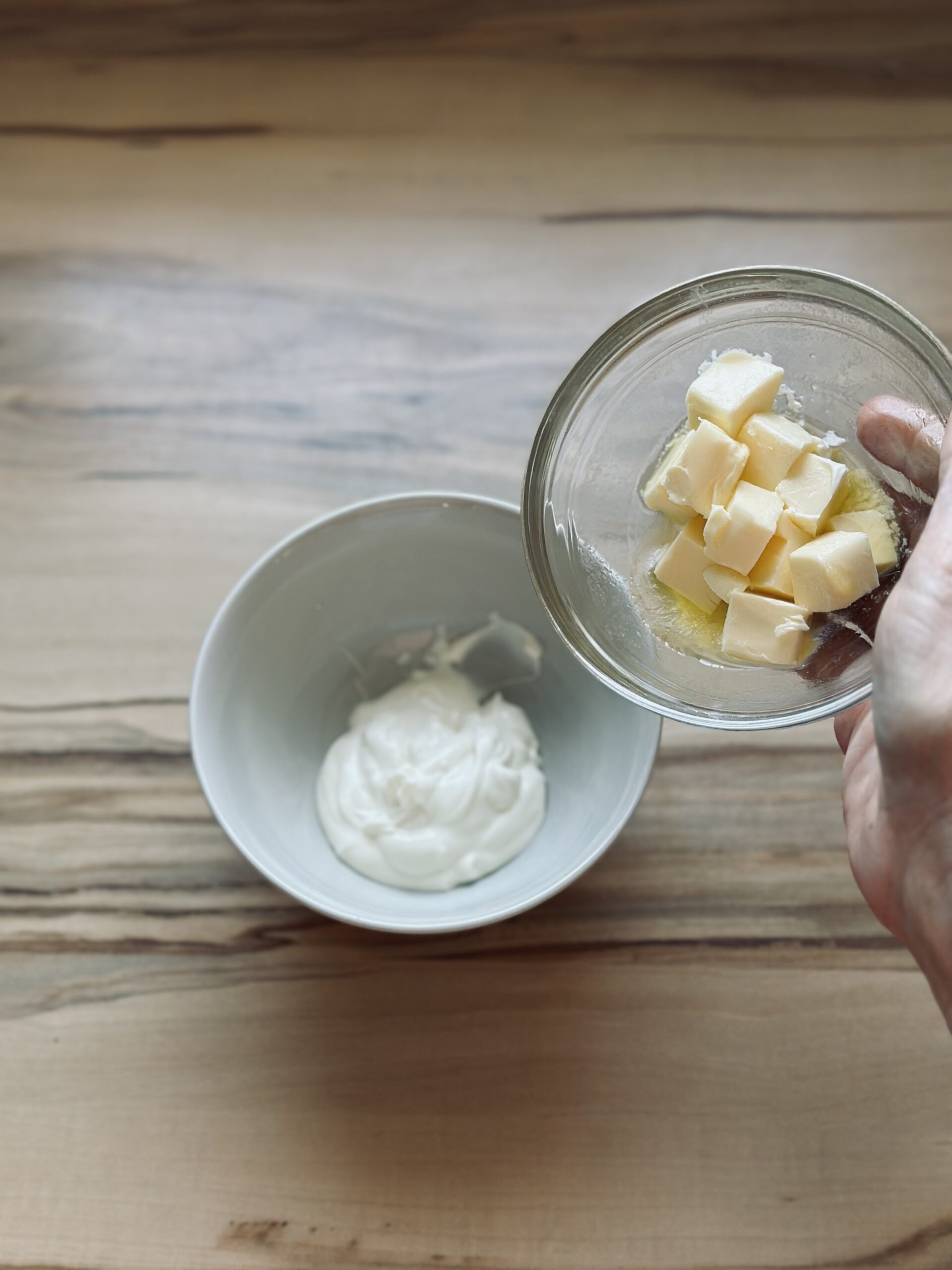 Weiche Butter hinzufügen