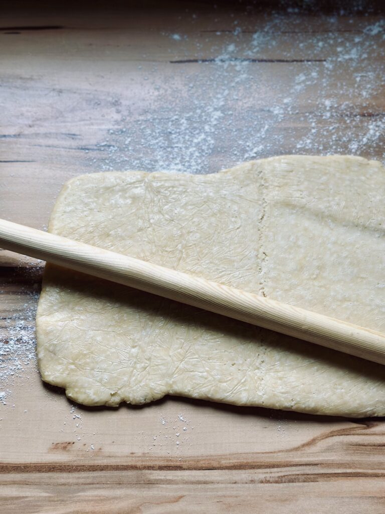 Teig ausrollen