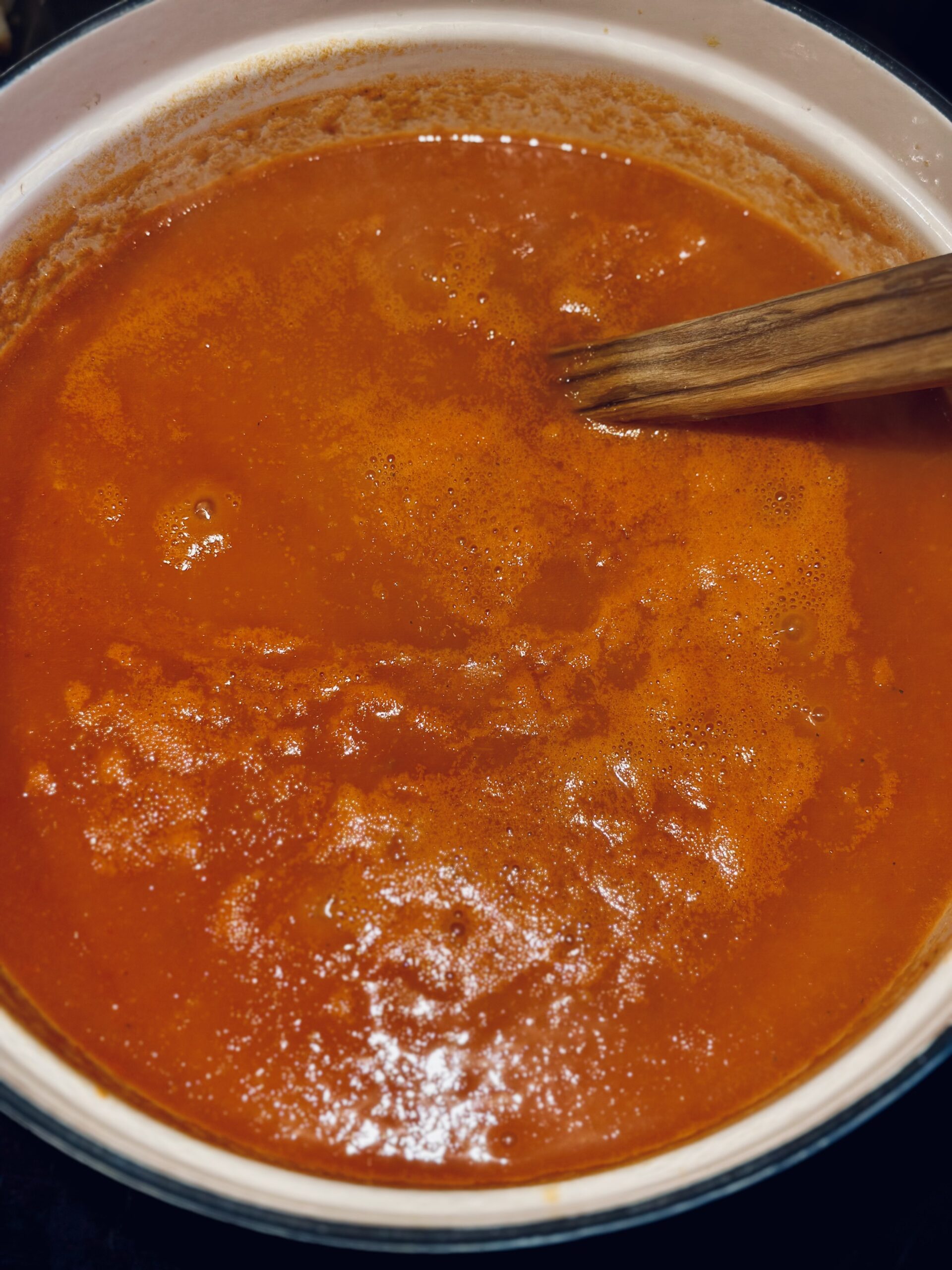Suppe köcheln lassen