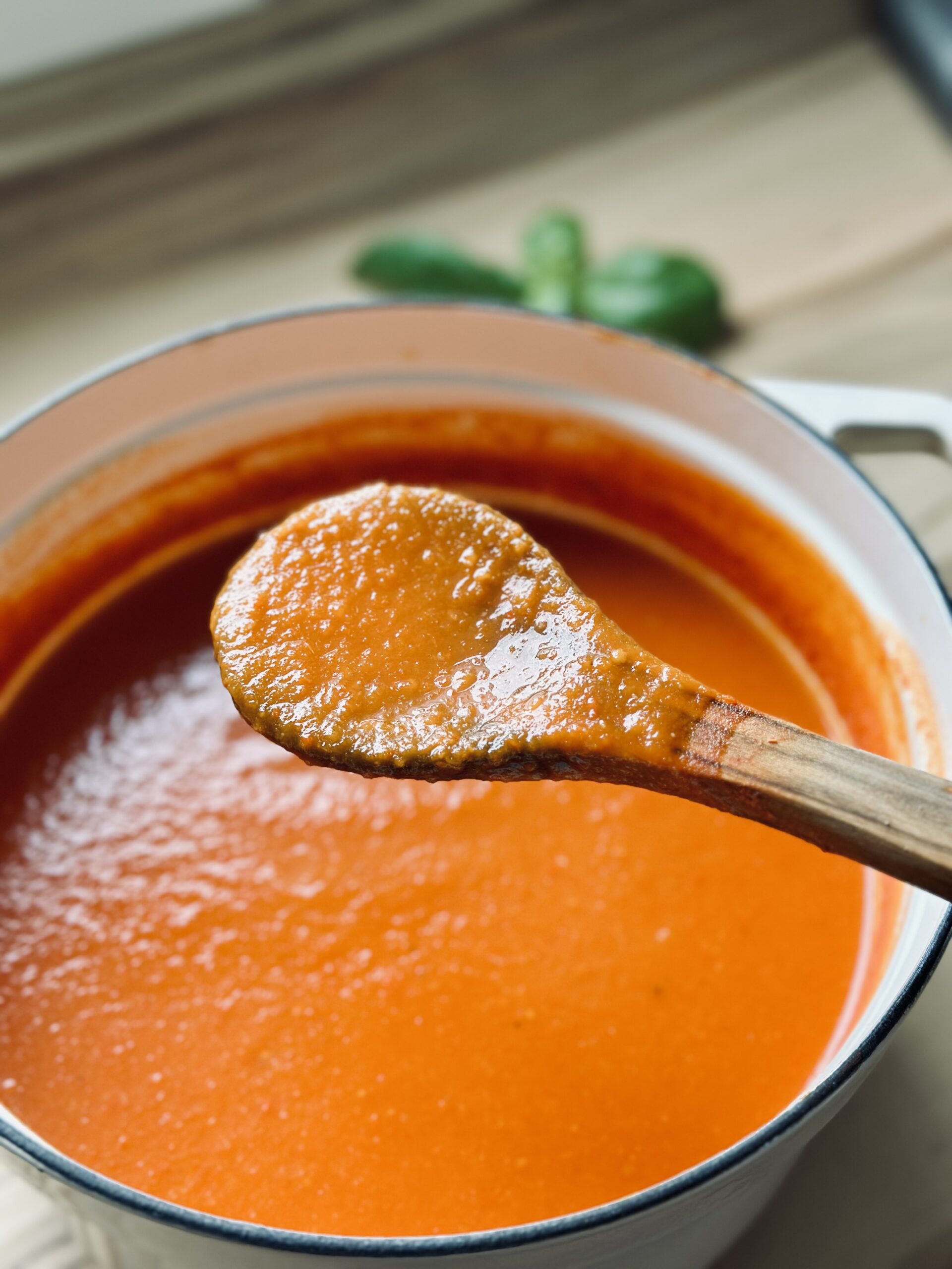 Einfach und Lecker - geröstete Paprika Tomatensuppe