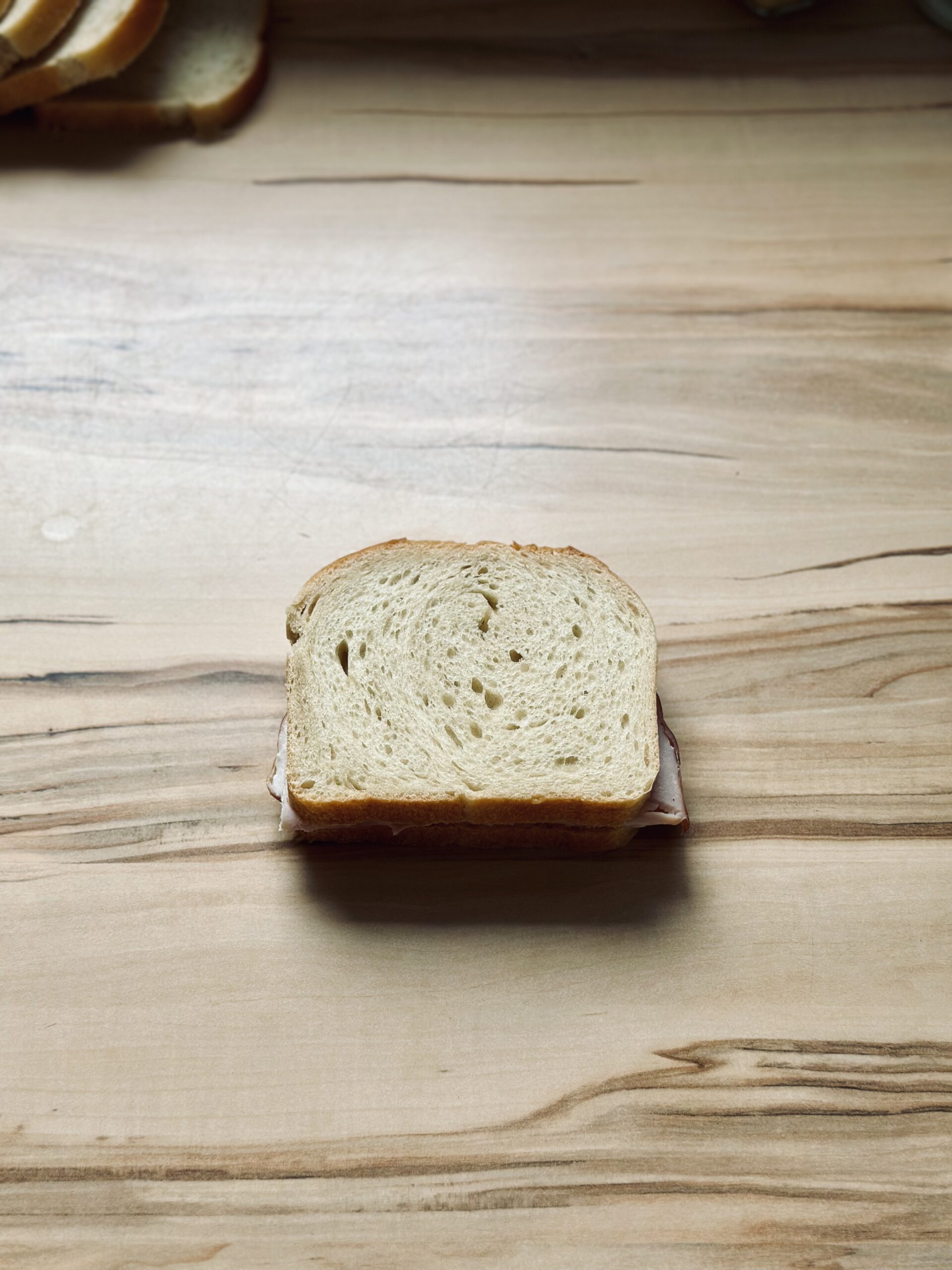 Brot zusammen klappen