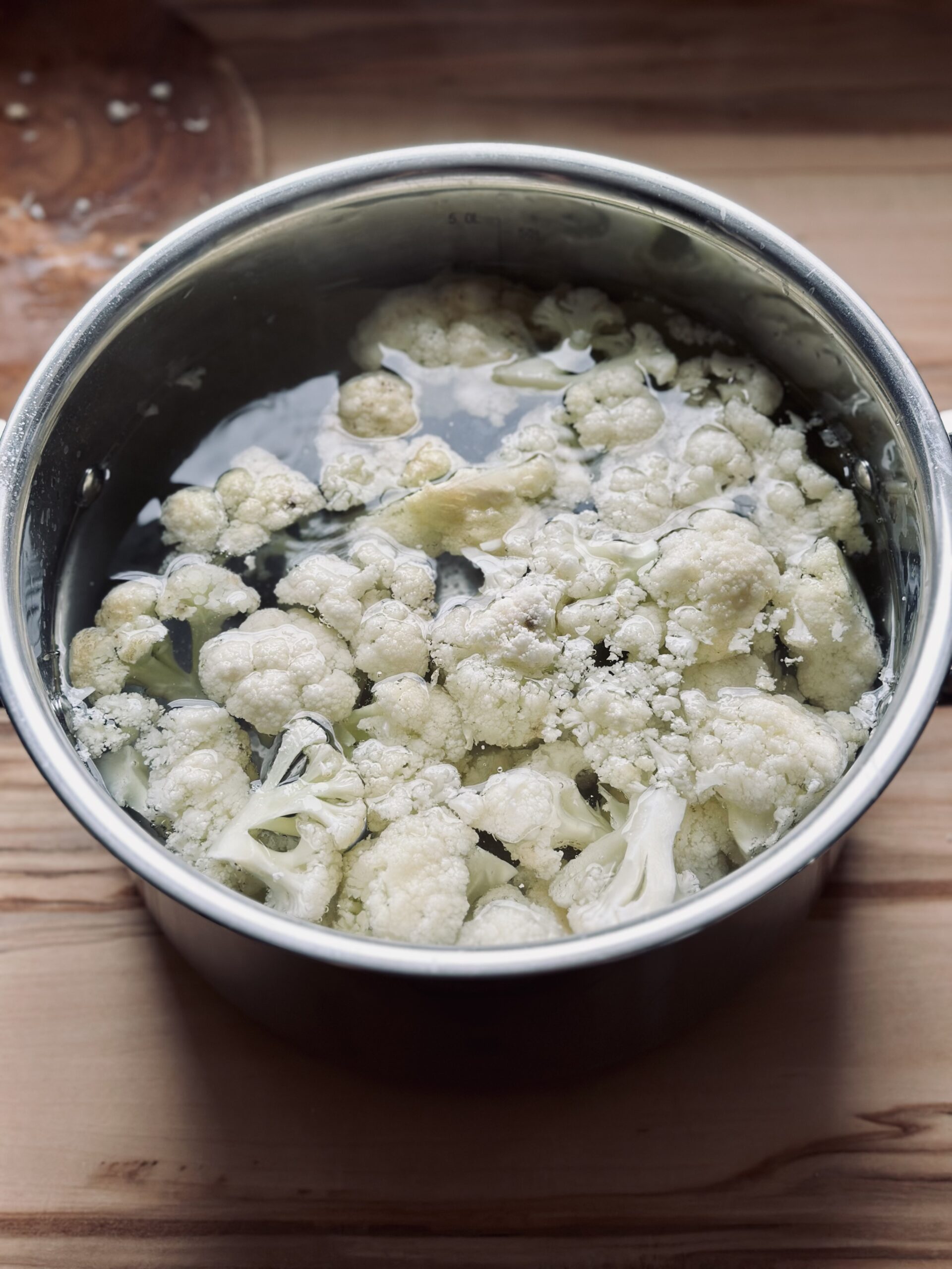 Blumenkohl blanchieren - kurz kochen