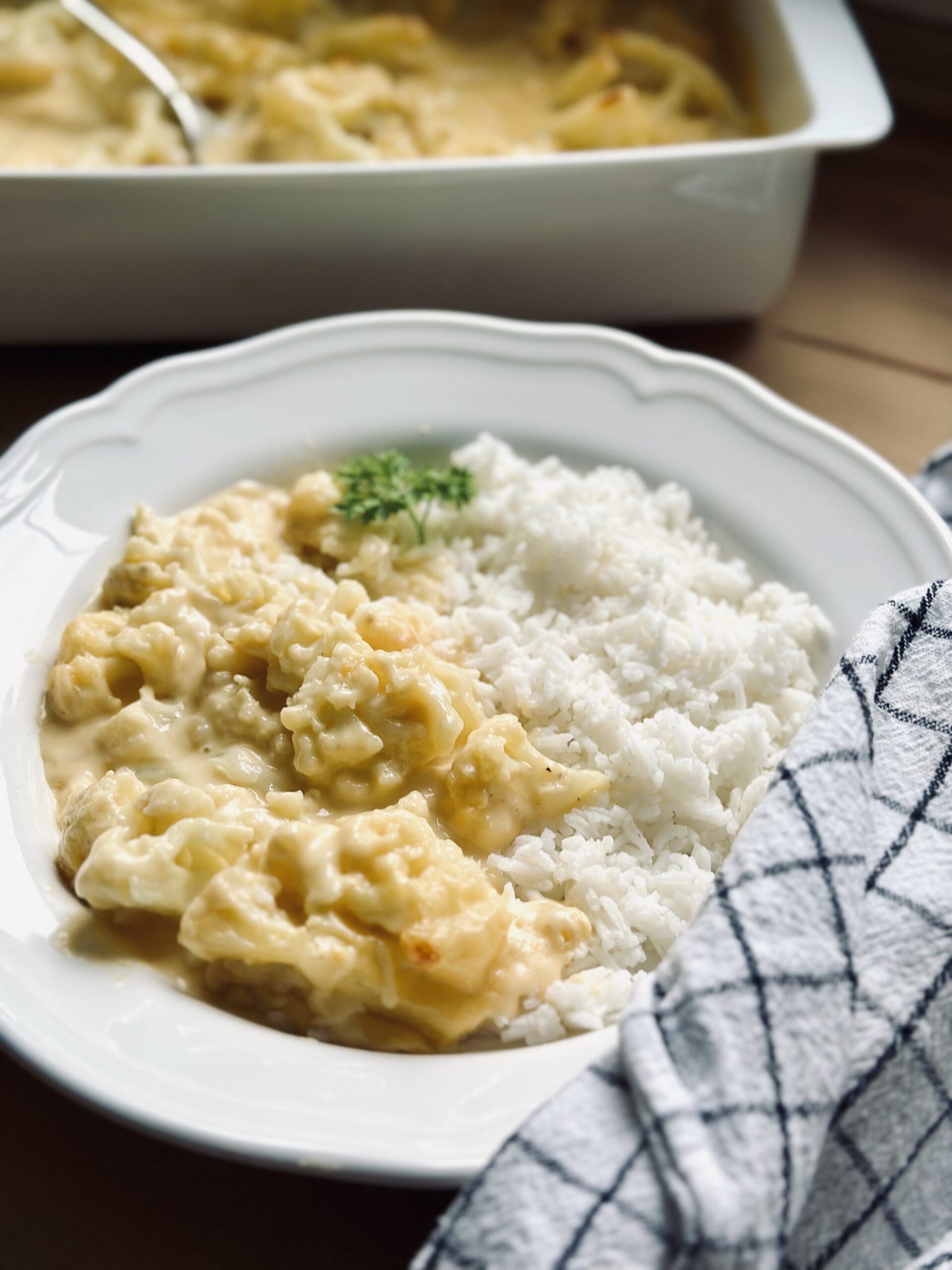 Cauliflower Cheese Rezept - Blumenkohl mit Käse