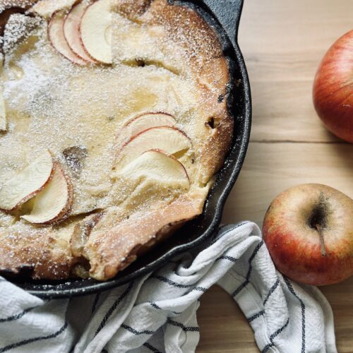 Apfel-Zimt-Ofenpfannkuchen