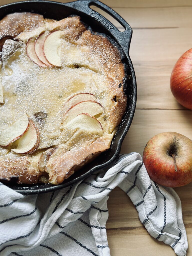 Apfel-Zimt-Ofenpfannkuchen