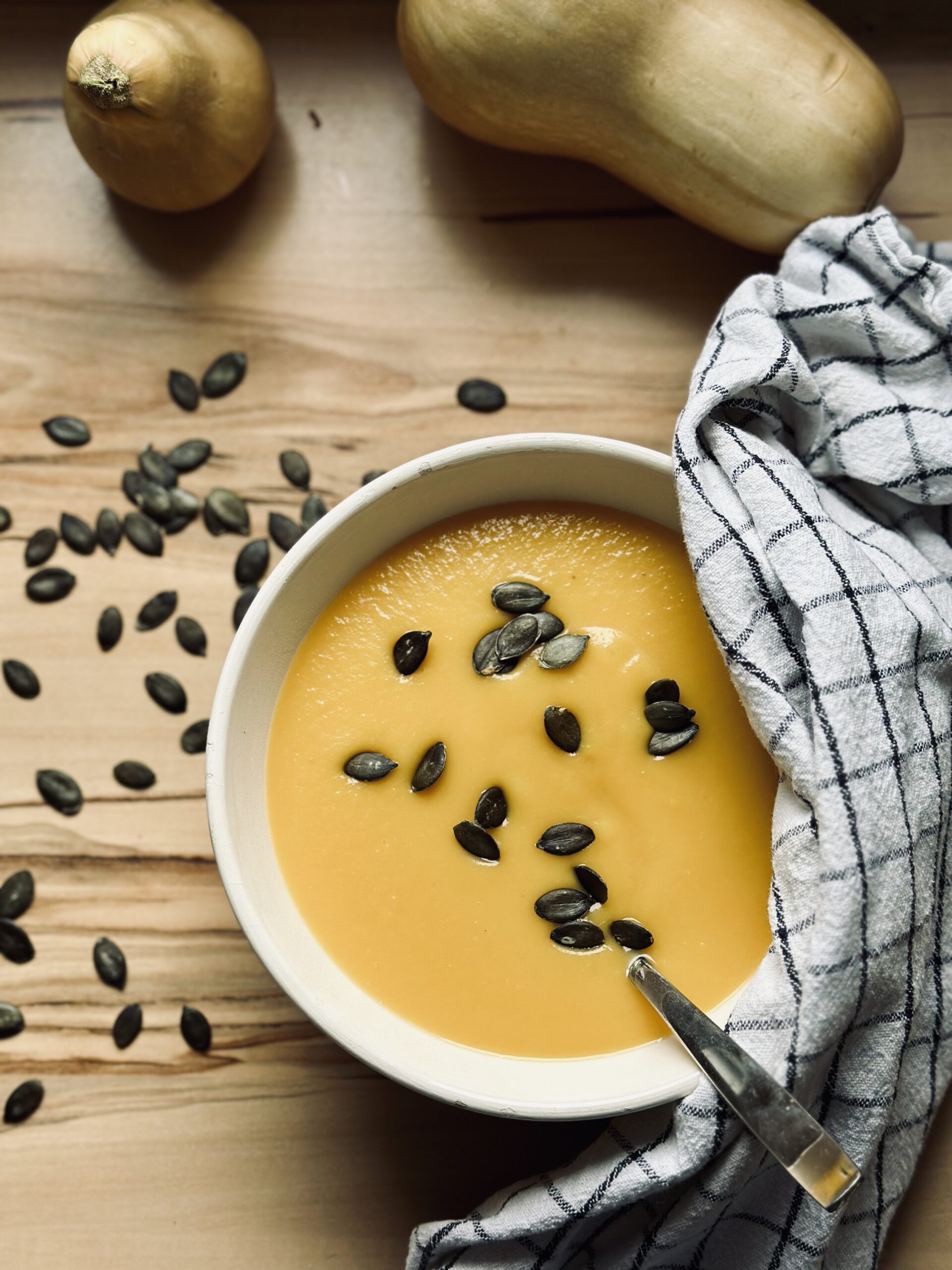 Cremige Kürbissuppe