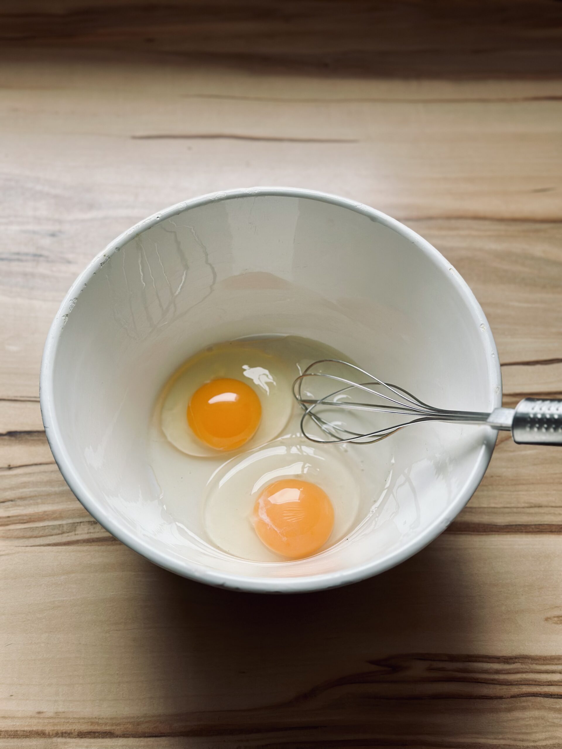 Eier verrühren