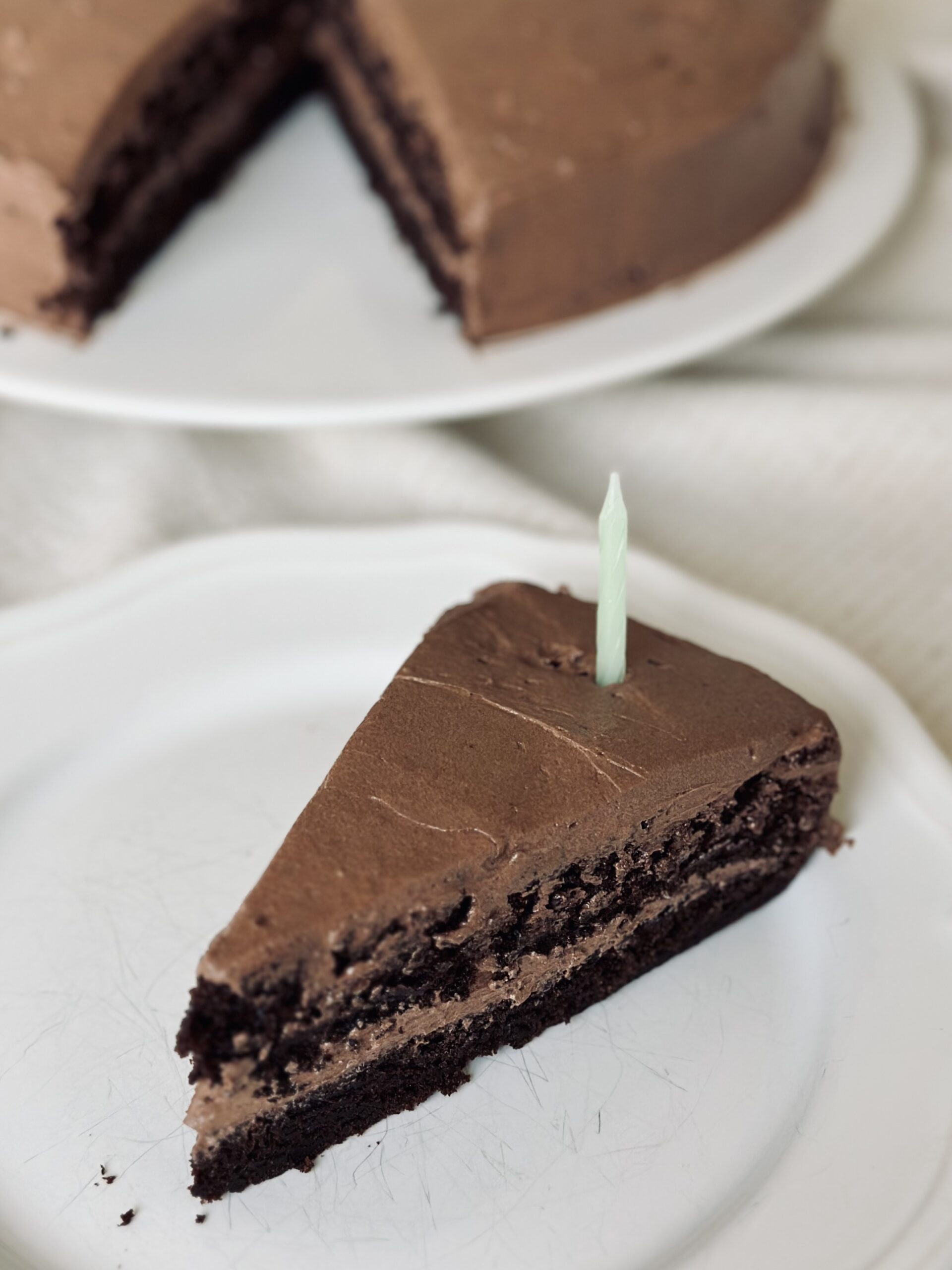 Sauerteig Schokoladenkuchen mit Schokoladen-Buttencreme