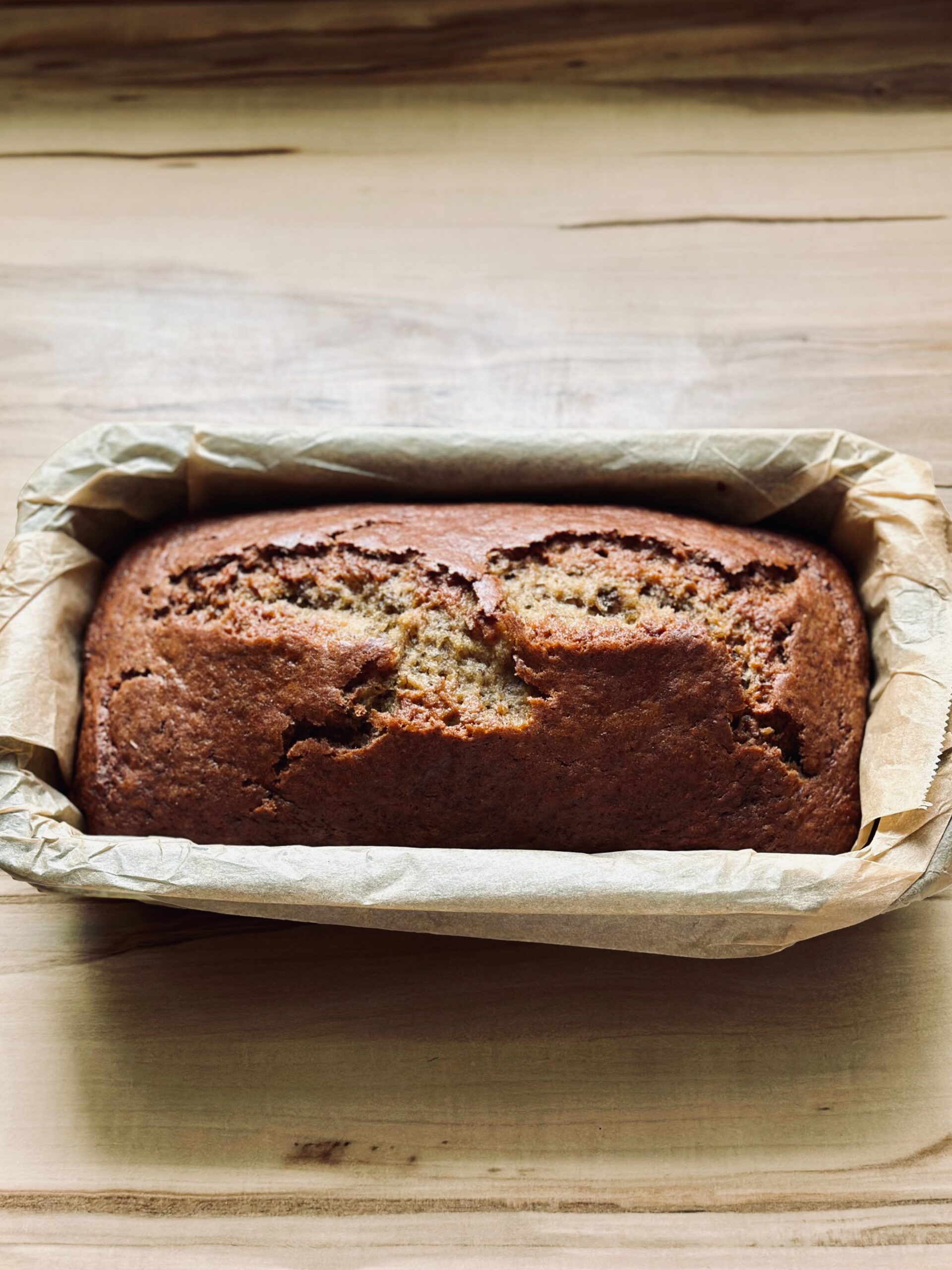 Fertiges Sauerteig-Bananenbrot