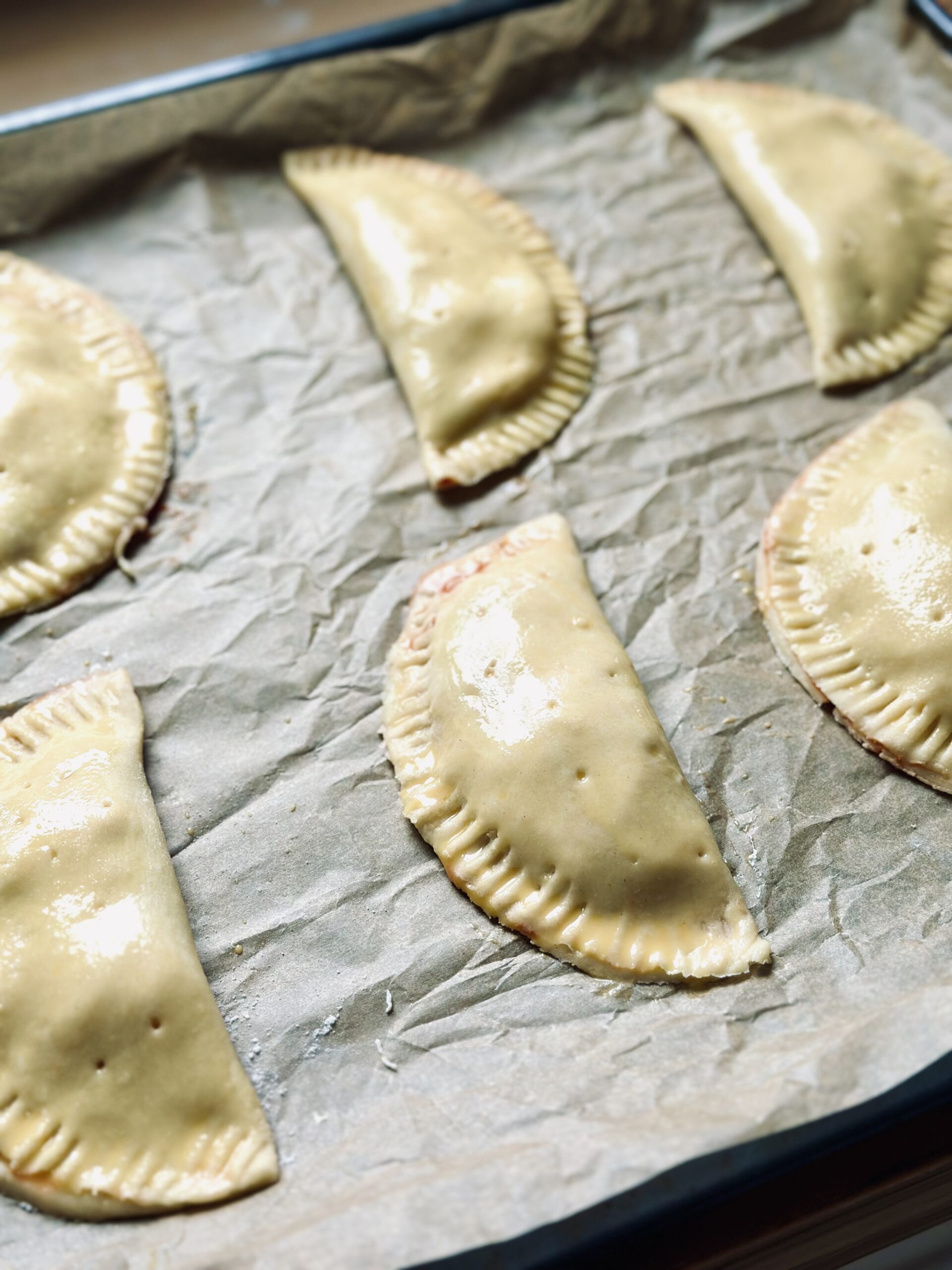 Fertige Sauerteig Pizzataschen