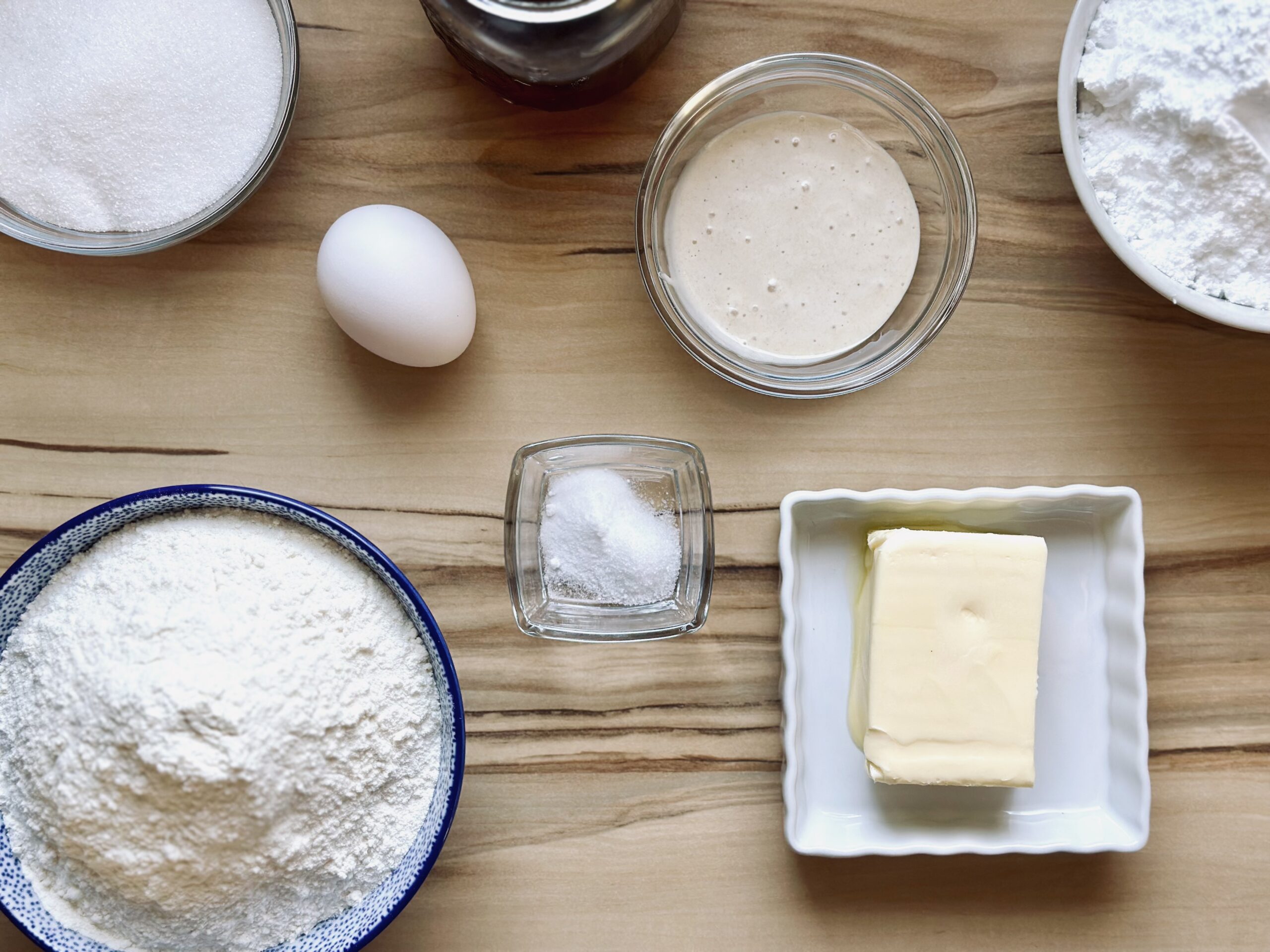 Zutaten für Sauerteig Plätzchen