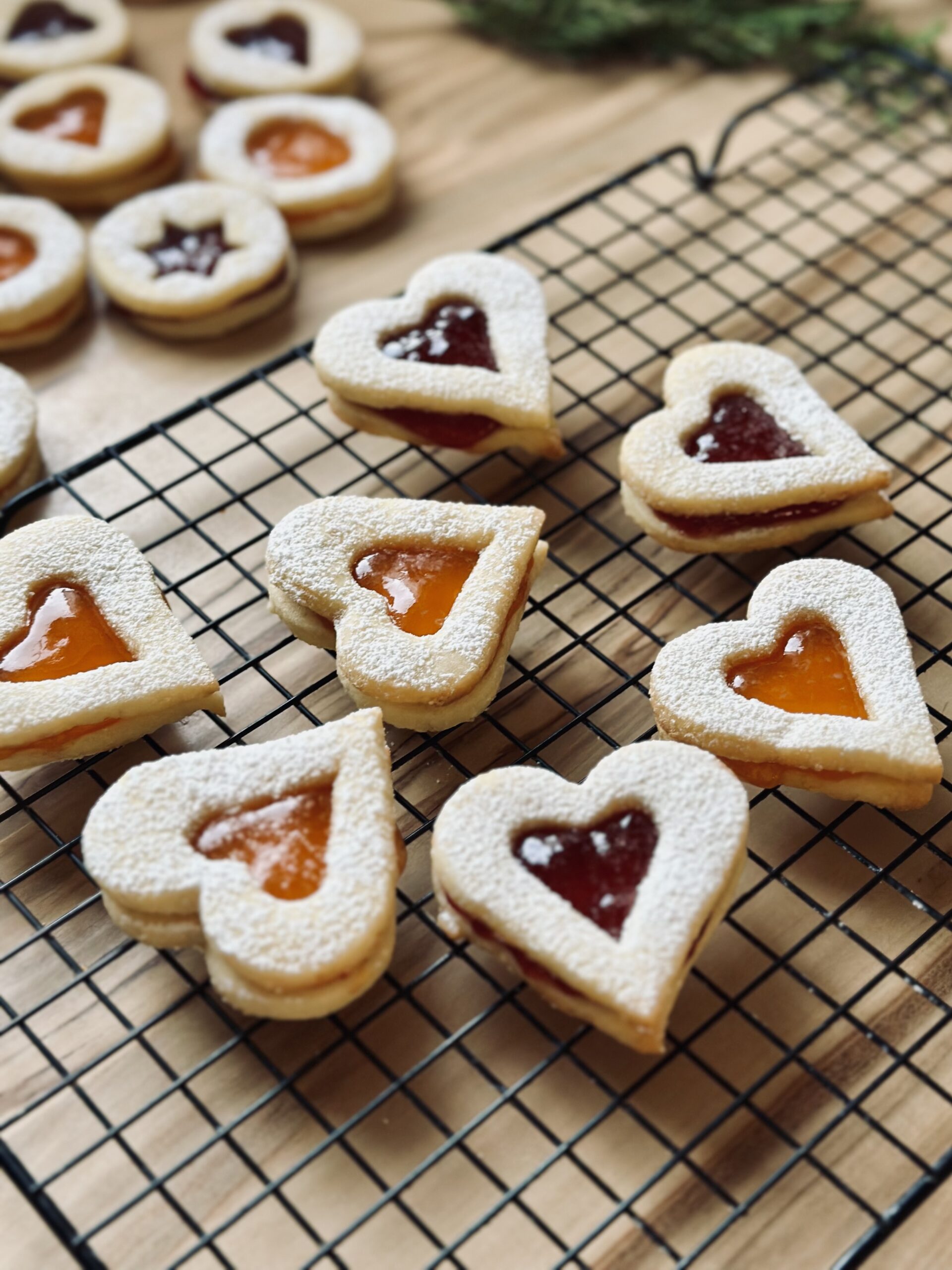 Einfach, Schnell und so lecker - Sauerteig Linzer Plätzchen