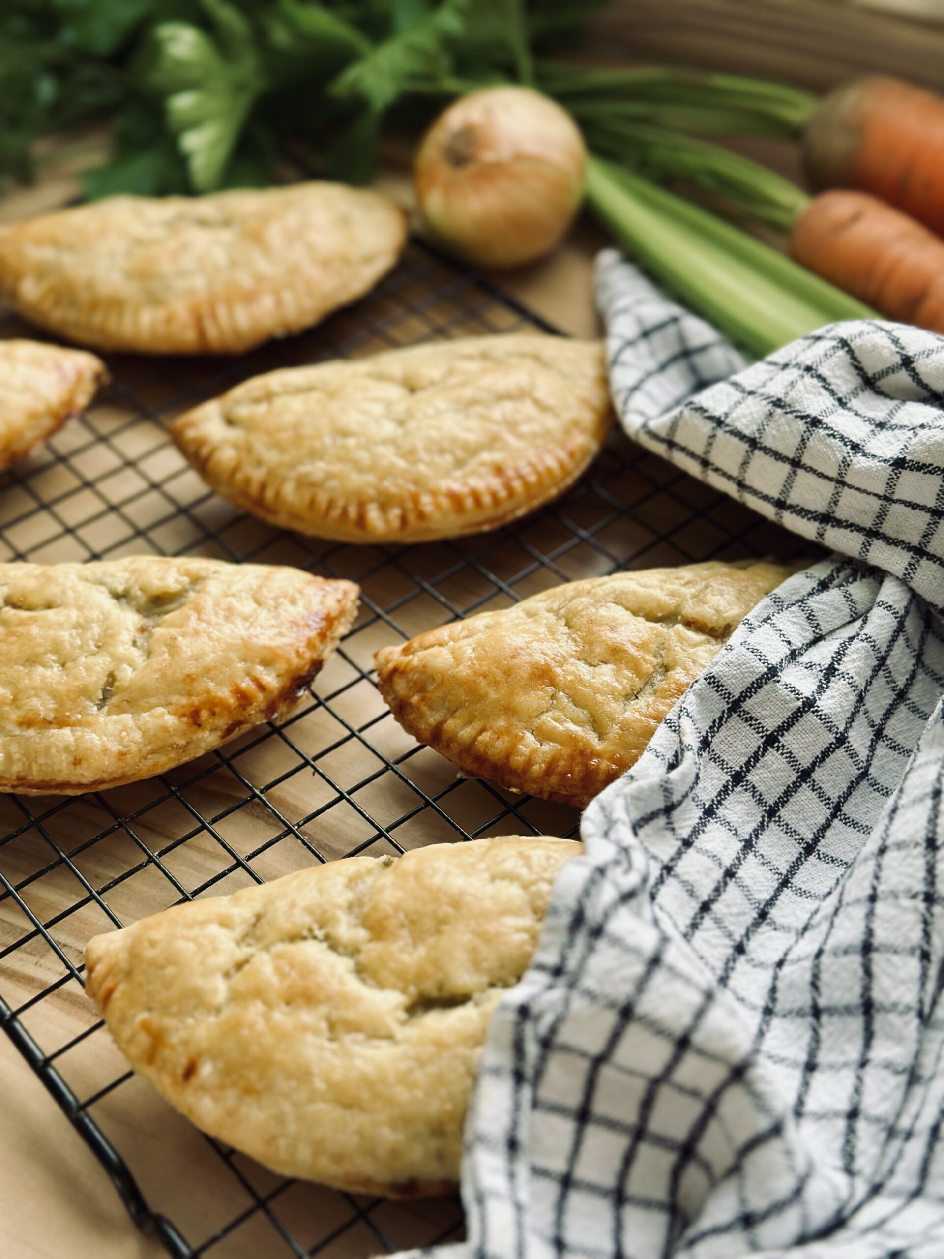 Leckeres Fast Food - Sauerteig Hühnchentaschen