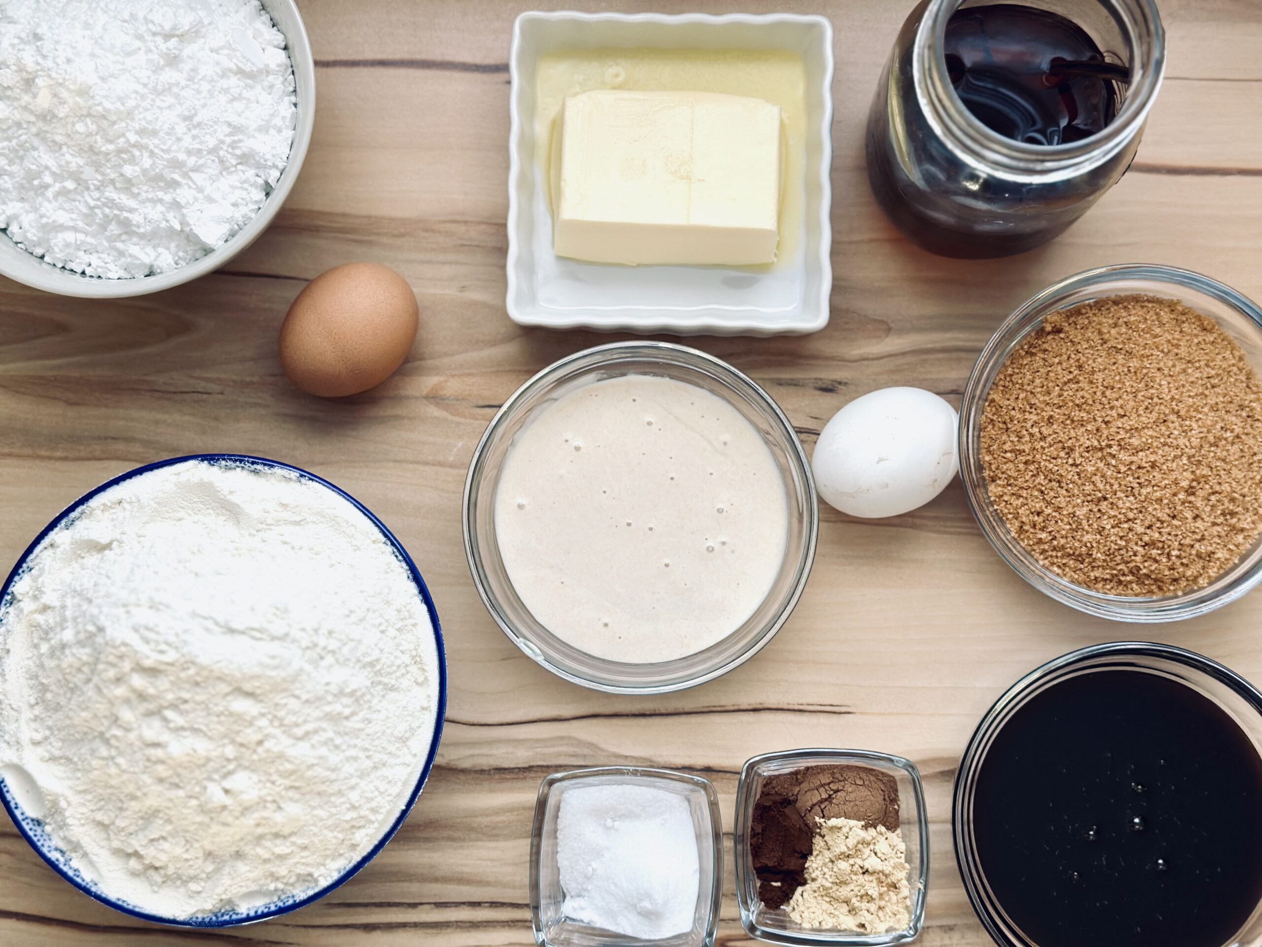 Zutaten für Sauerteig-Lebkuchenplätzchen