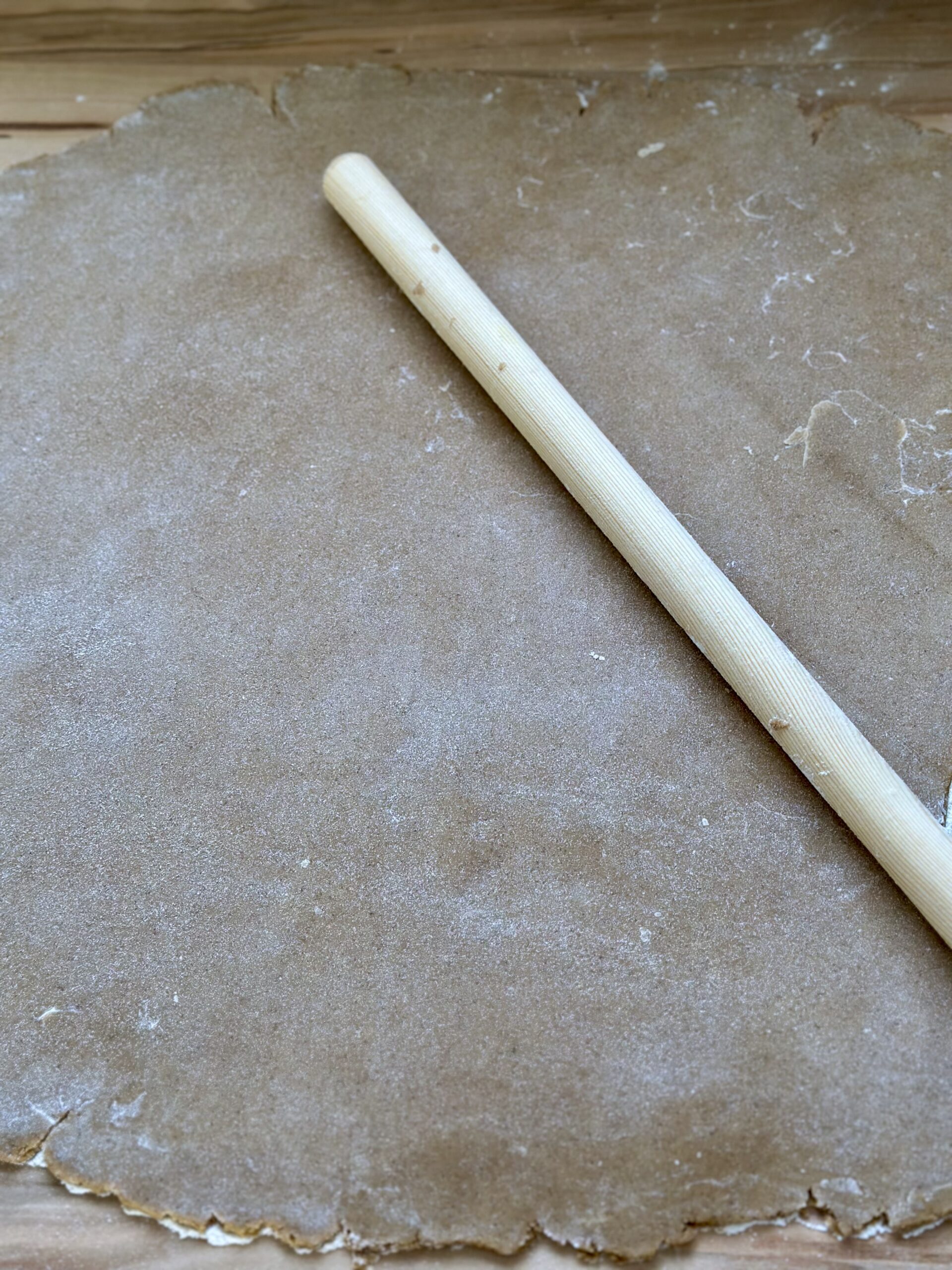 Ausgerollter Lebkuchen-Plätzchen Teig