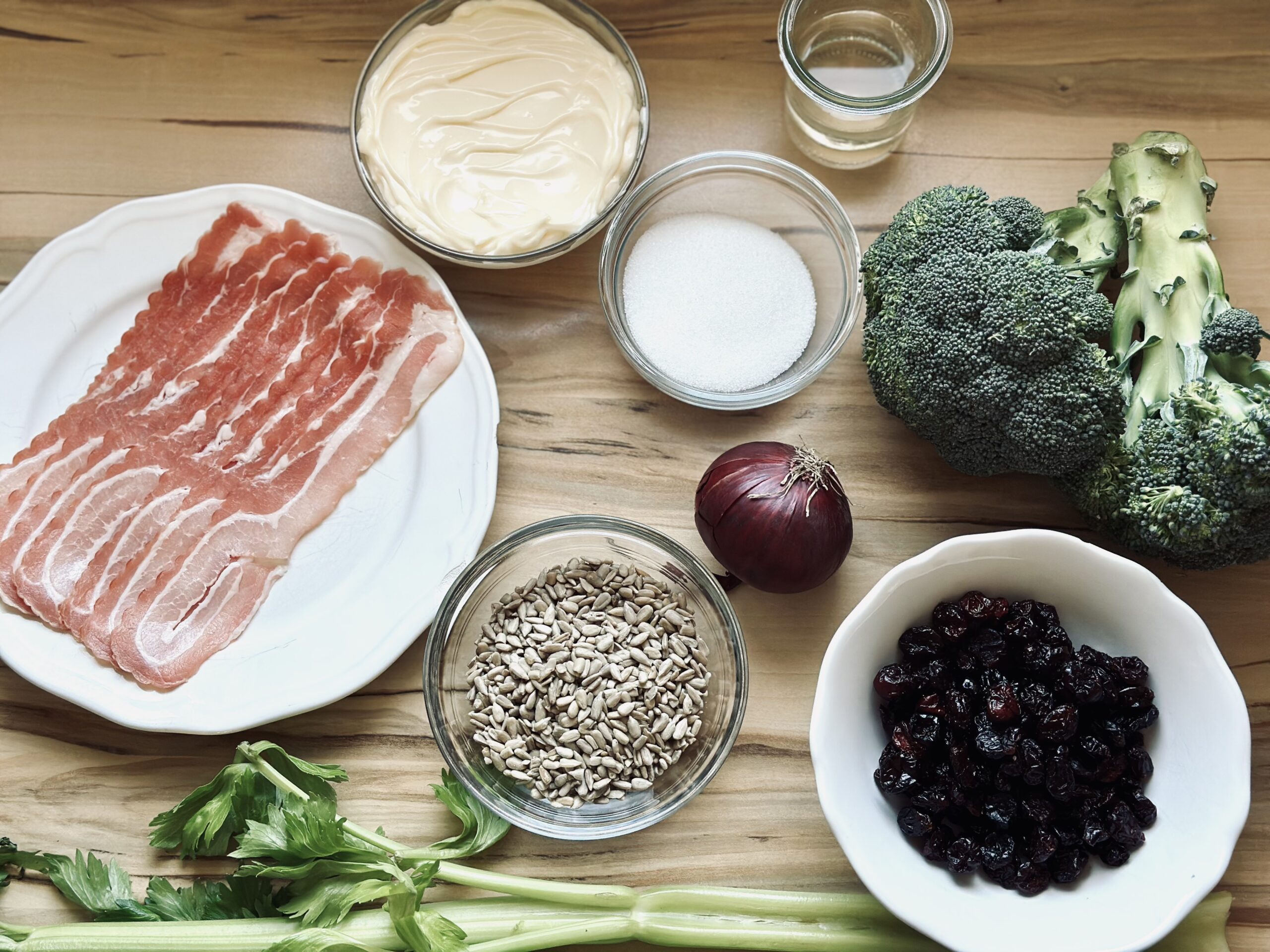Zutaten für Brokkolisalat