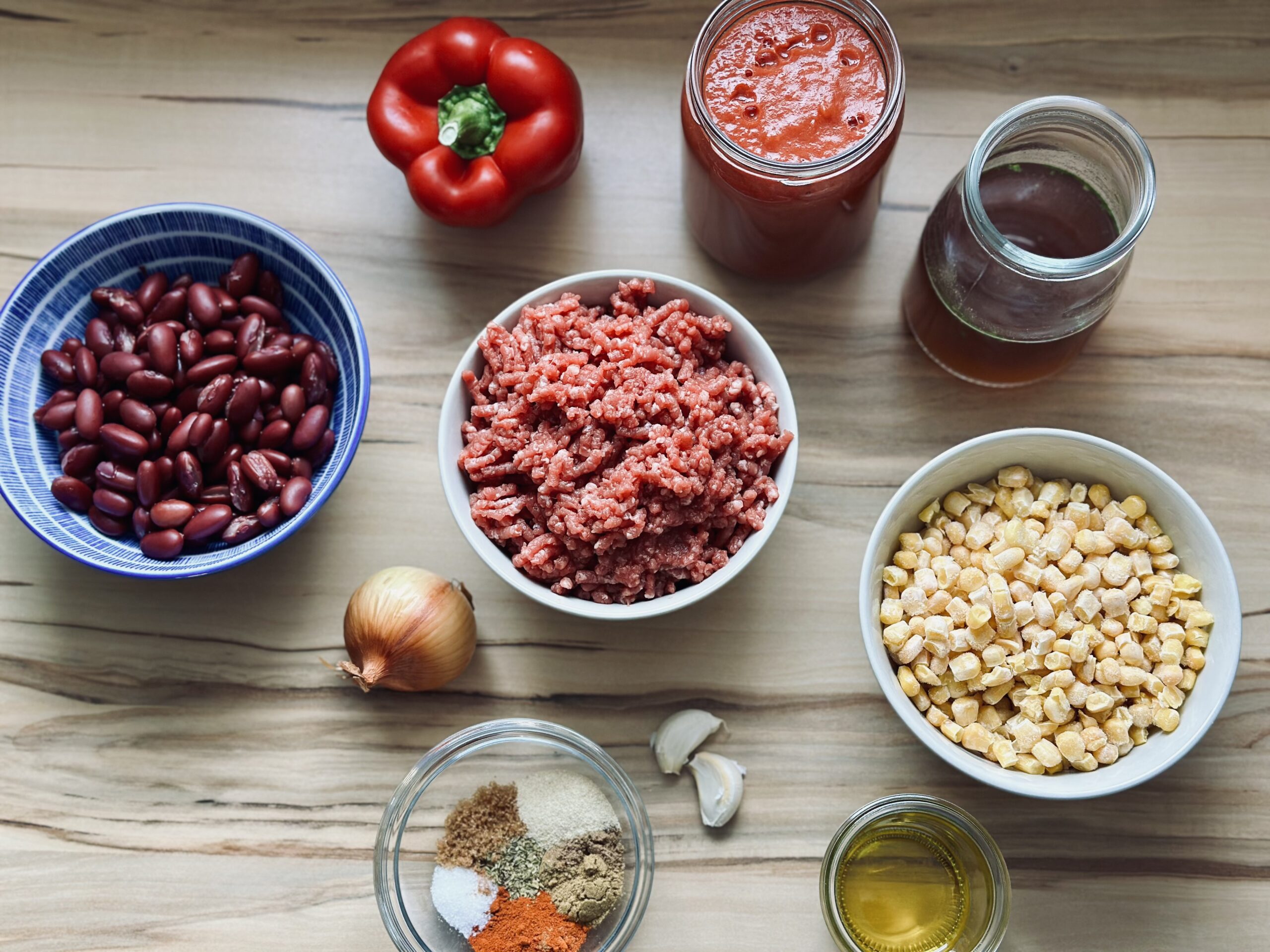 Zutaten für Chili Con Carne 