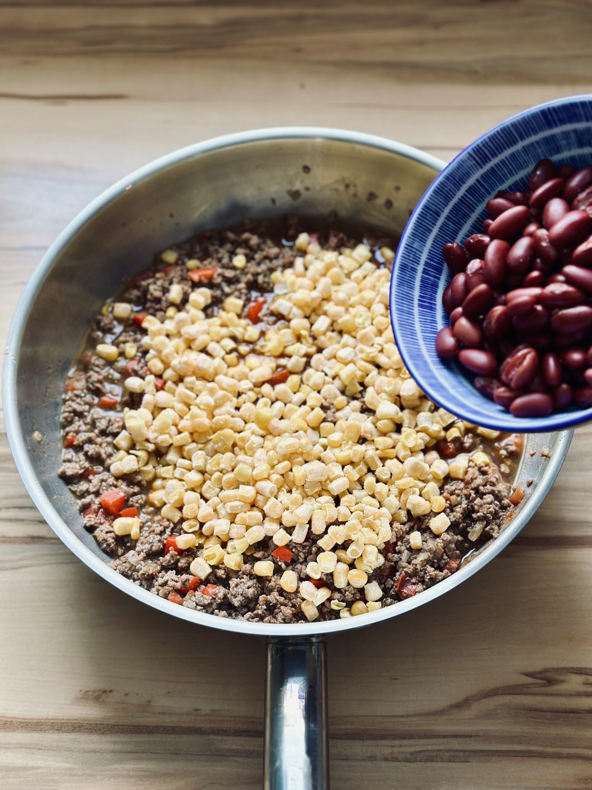 Kidneybohnen hinzufügen