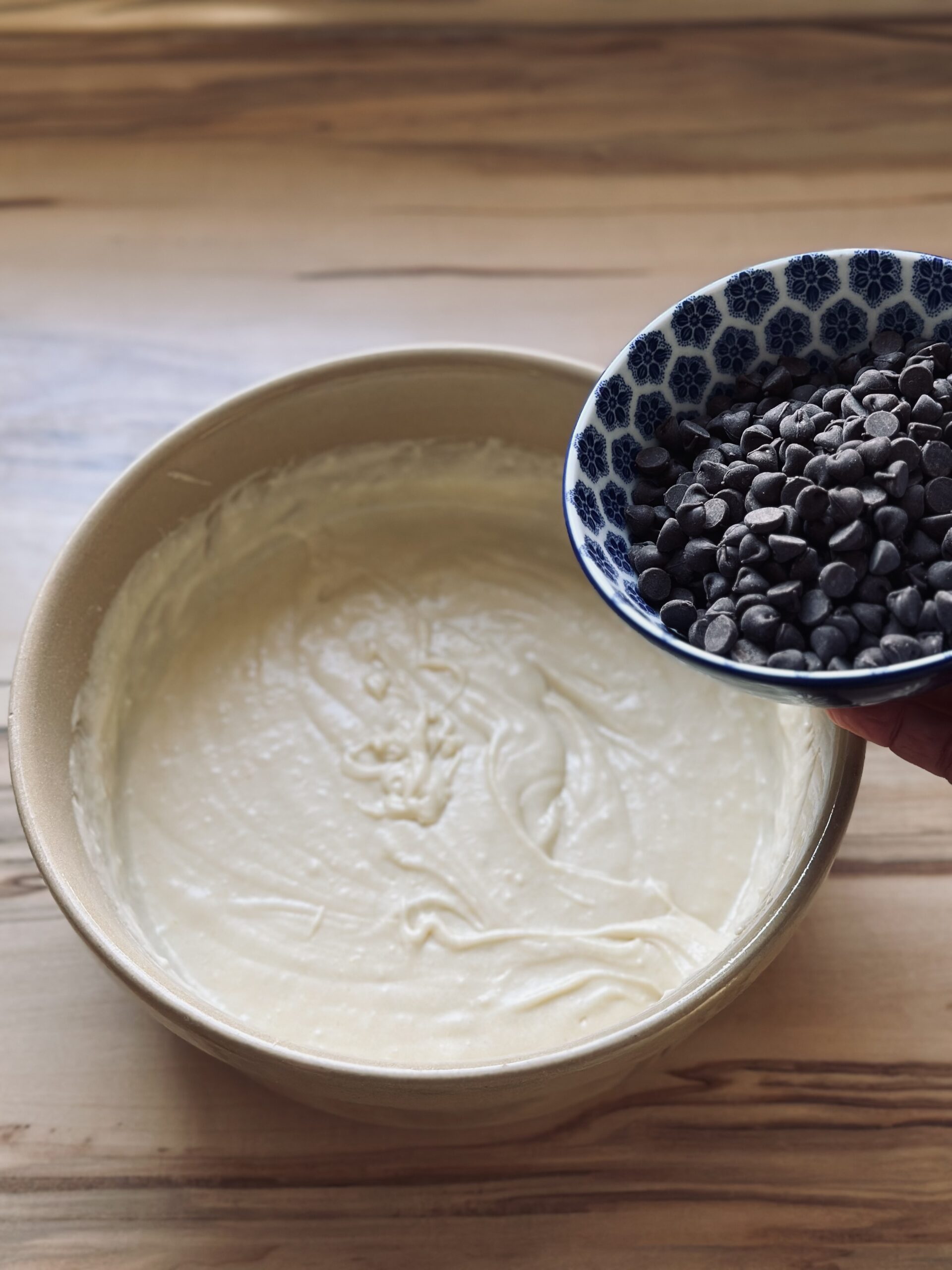 Schokostückchen hinzufügen