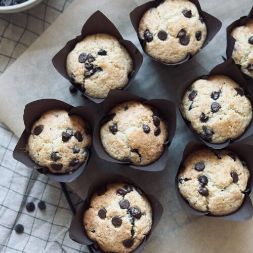 Sauerteig Schokostückchen Muffins