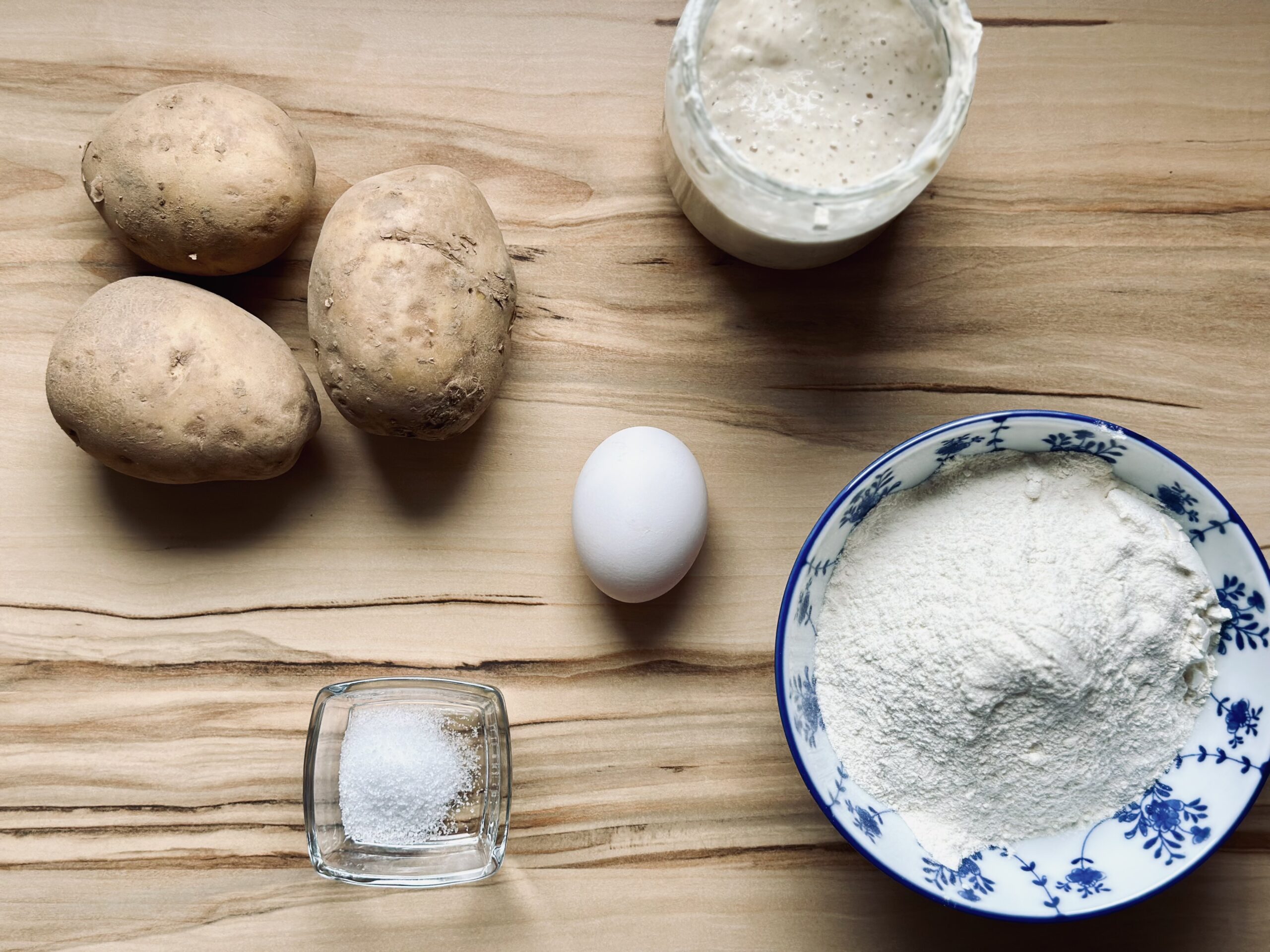 Zutaten für Sauerteig Gnocchi